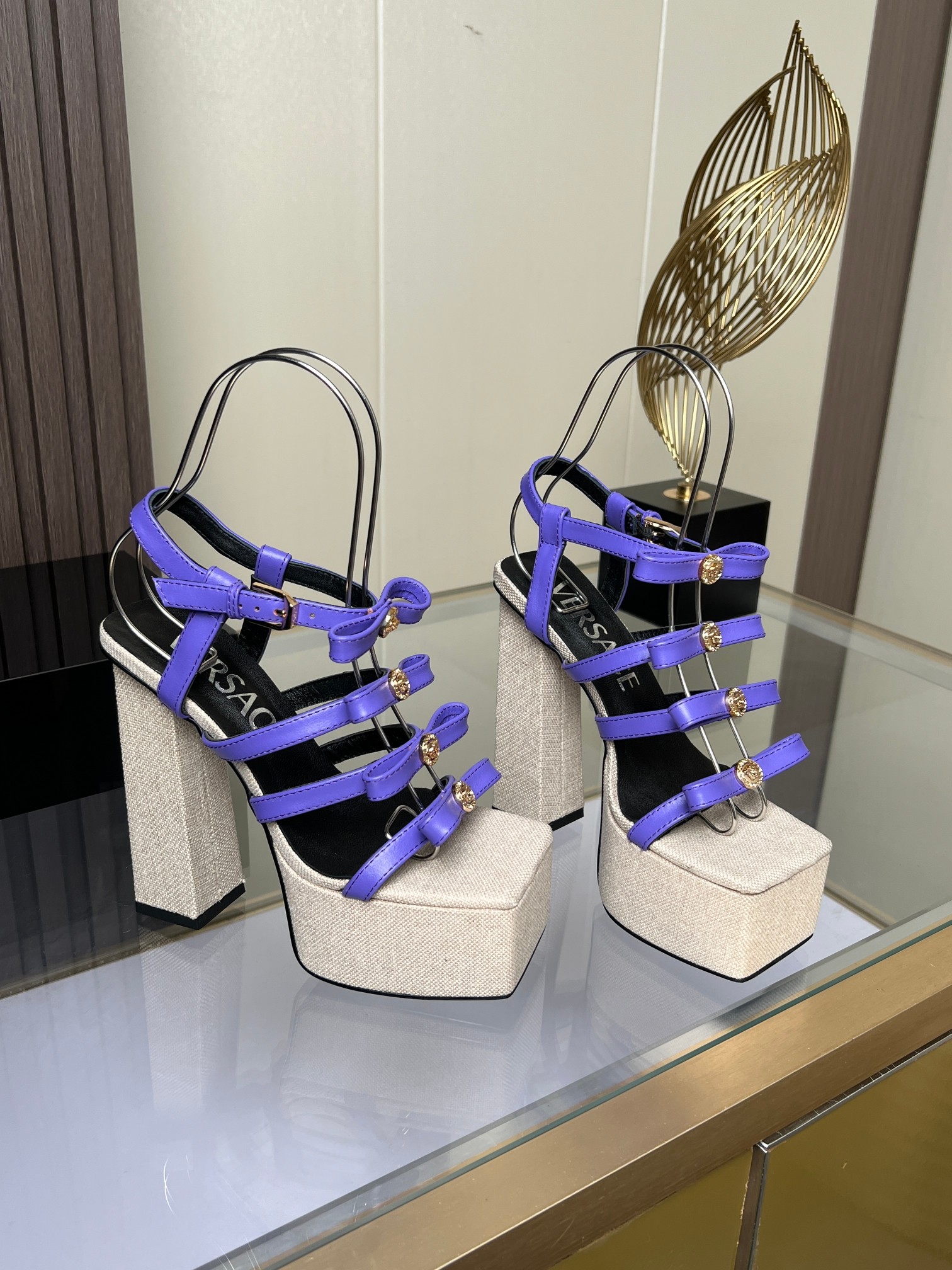 Van Sage’s High-Speed Fashion Tarps Sandals: Leather Mats, Rubber Base, Multiple Colors - 图片 3