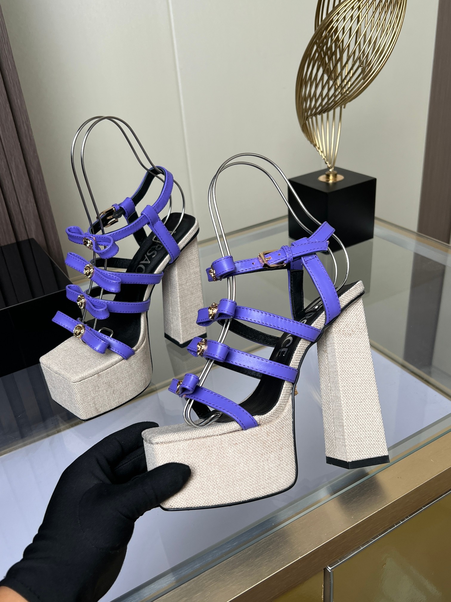 Van Sage’s High-Speed Fashion Tarps Sandals: Leather Mats, Rubber Base, Multiple Colors - 图片 9