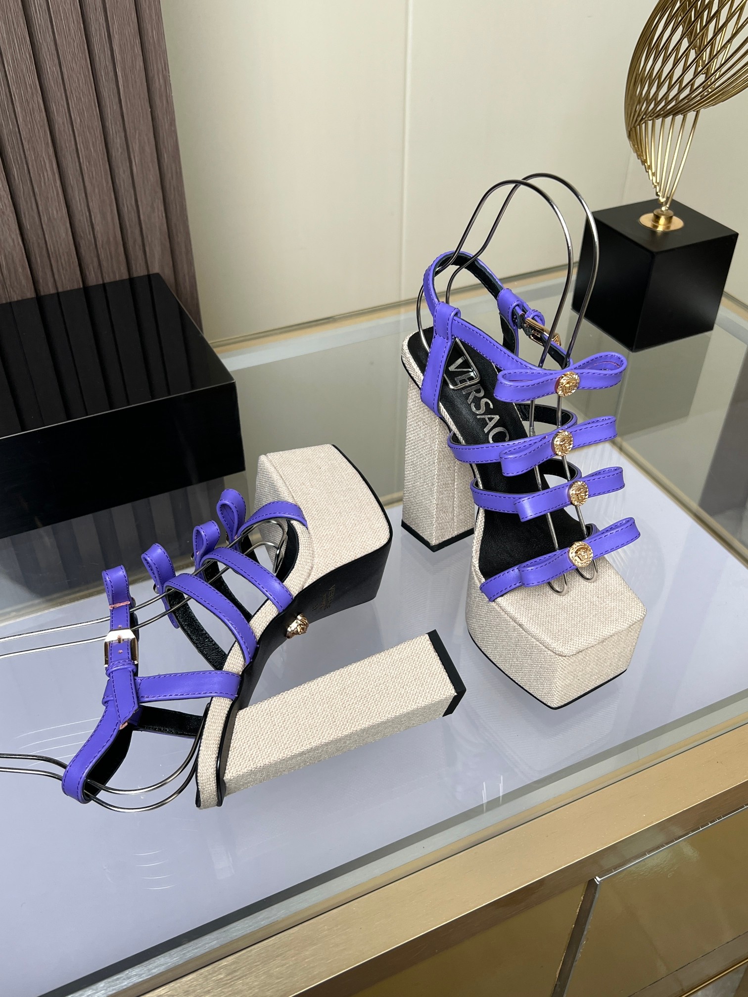 Van Sage’s High-Speed Fashion Tarps Sandals: Leather Mats, Rubber Base, Multiple Colors - 图片 6
