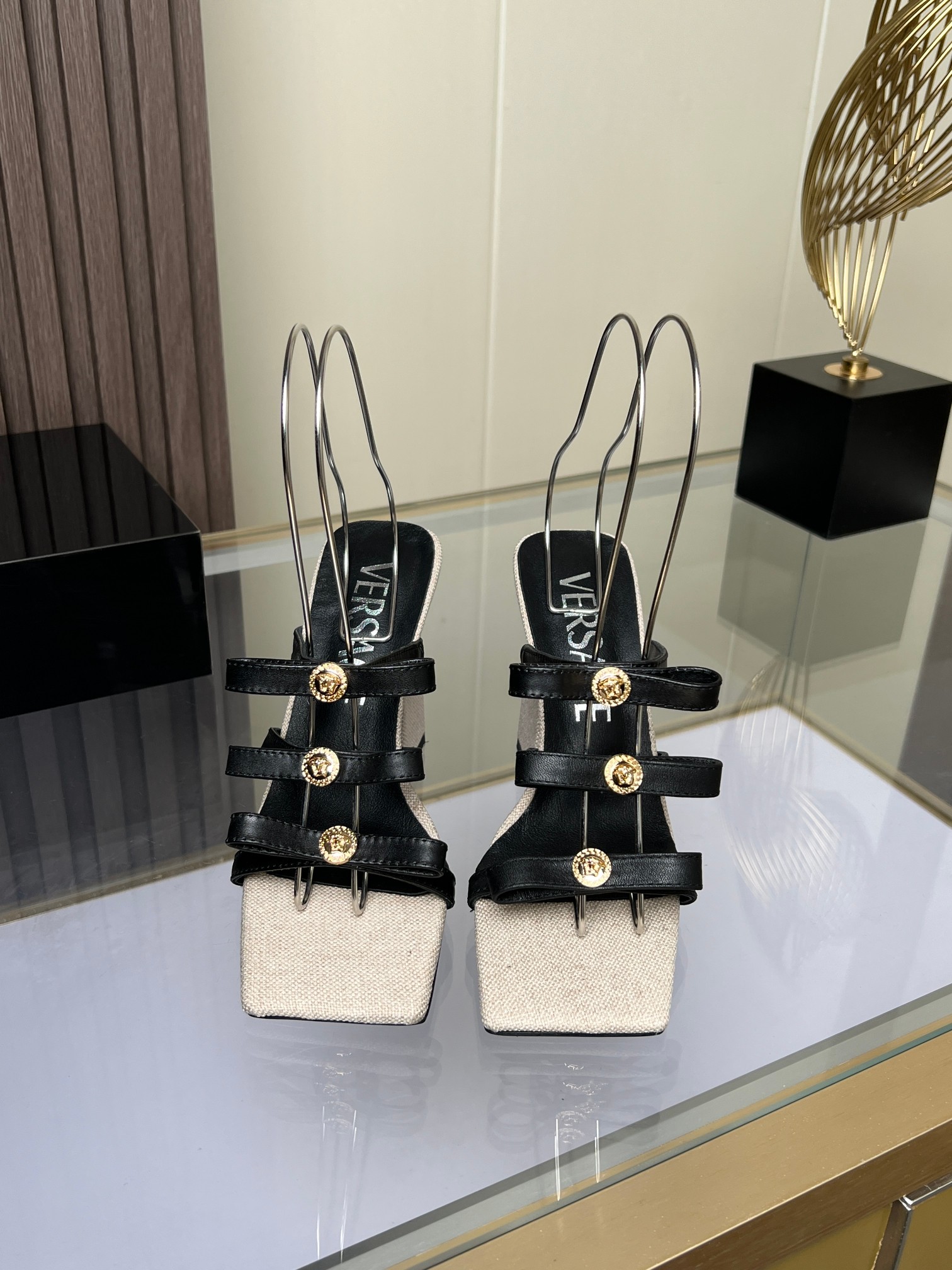 Van Sage’s High-Speed Fashion Sandals: Fabric Cattle Skin, Sheep Leather Mats, Various Colors. - 图片 4