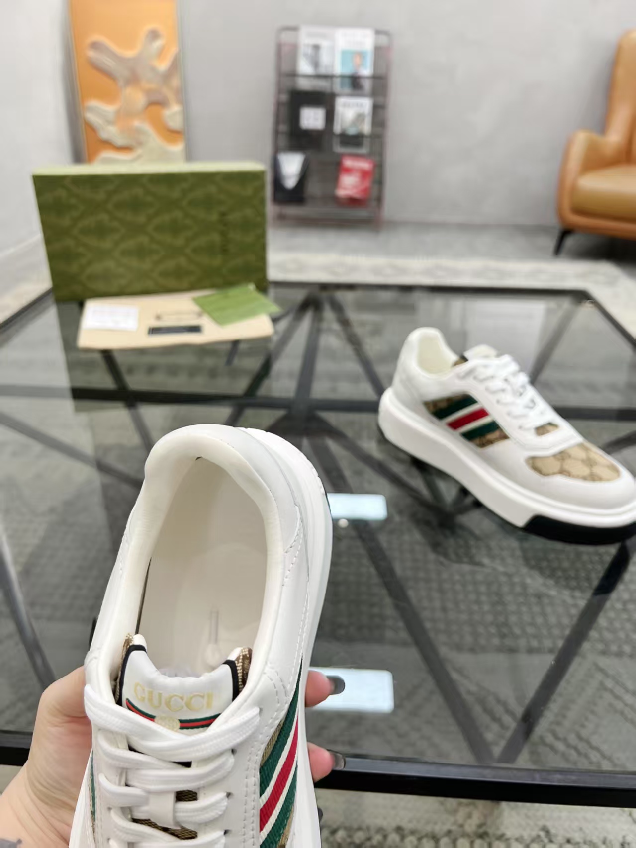 Gucci Men's Ace GG Supreme Low-Top Sneakers - Iconic Style & Comfort 7 a1744797990012 1543