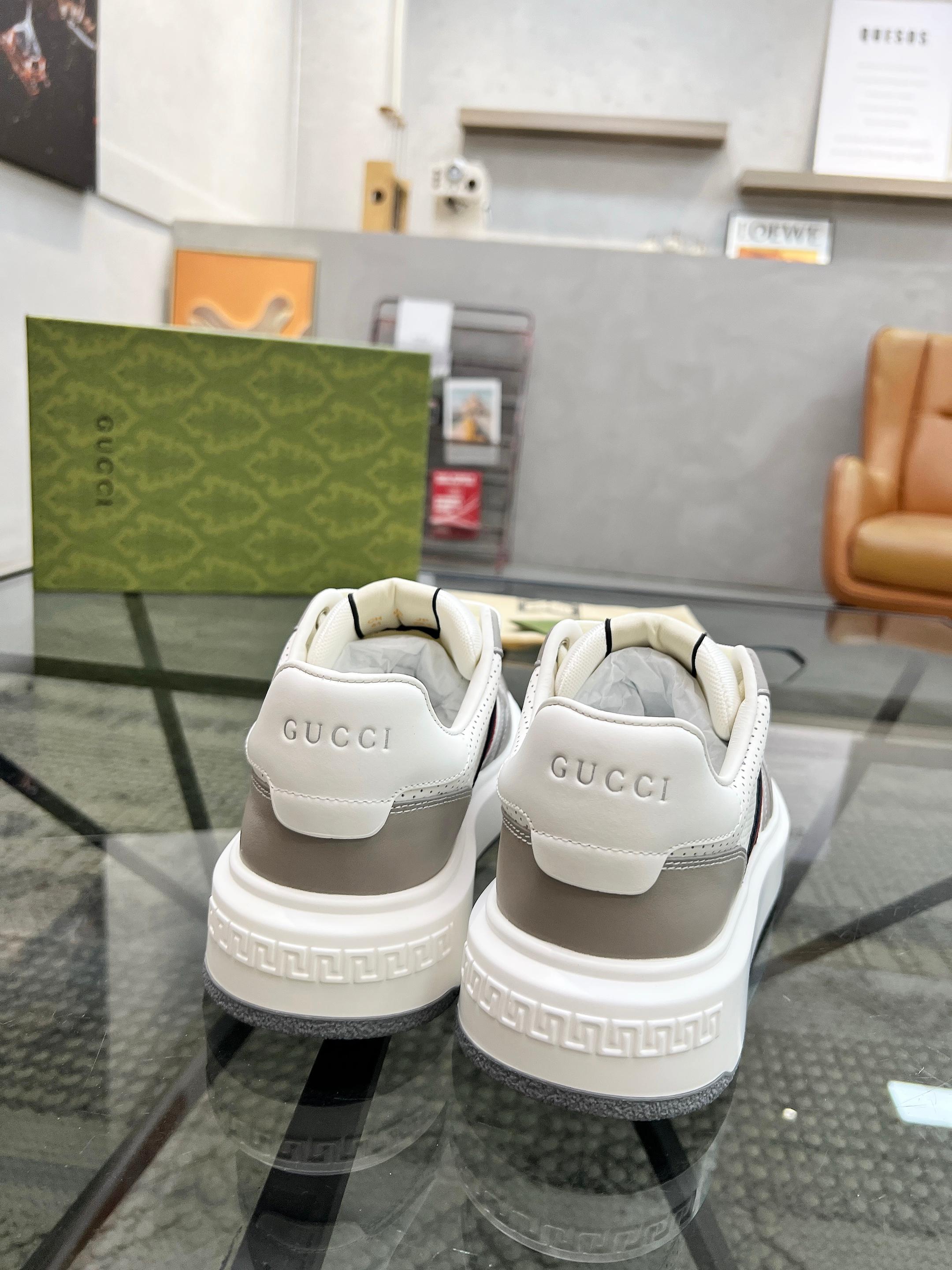 Gucci Men's Ace Leather Sneaker - Classic Style, Ultimate Comfort 9 a1749778657019 8431