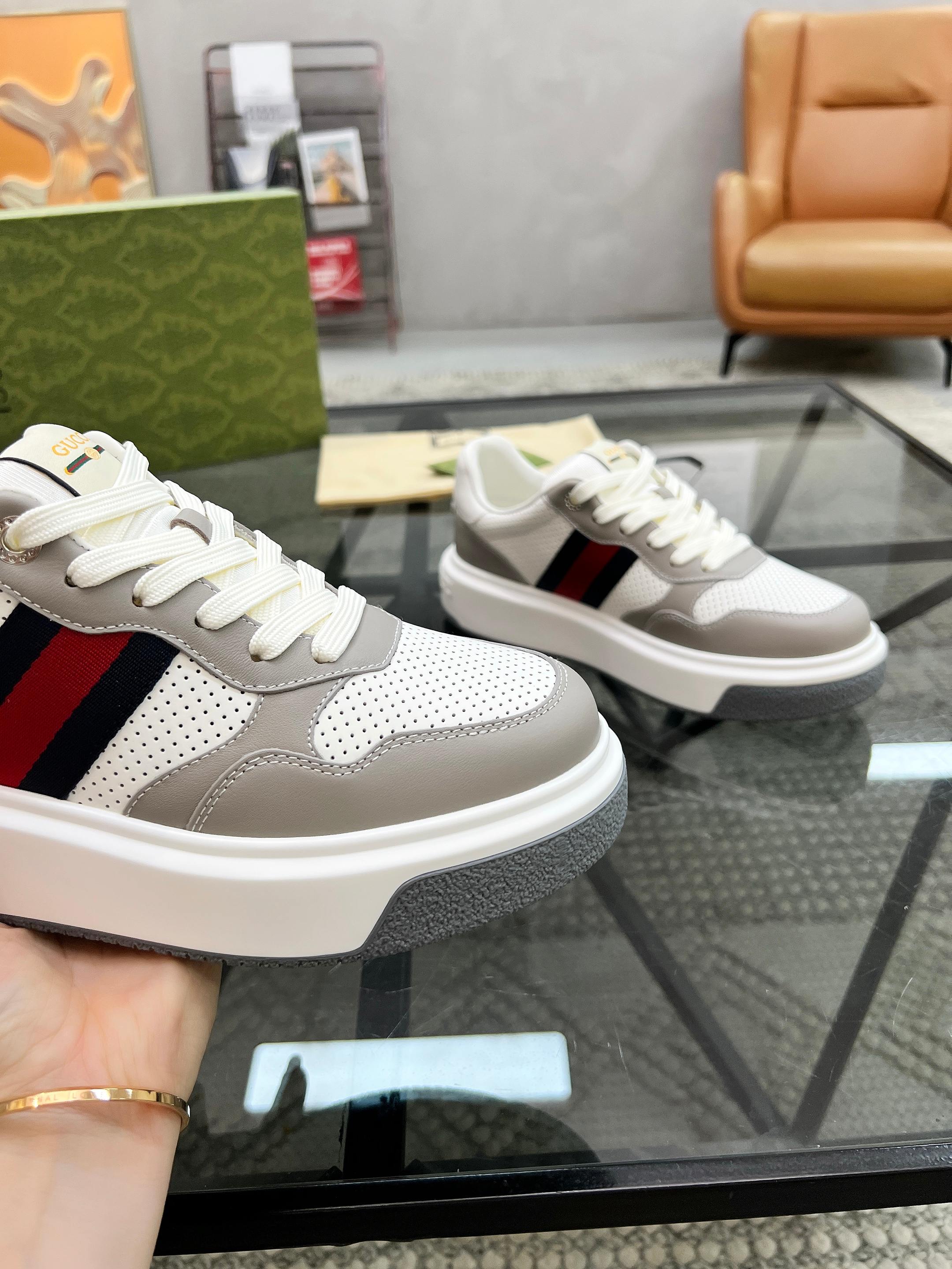 Gucci Men's Ace Leather Sneaker - Classic Style, Ultimate Comfort 7 a1749778657053 3575