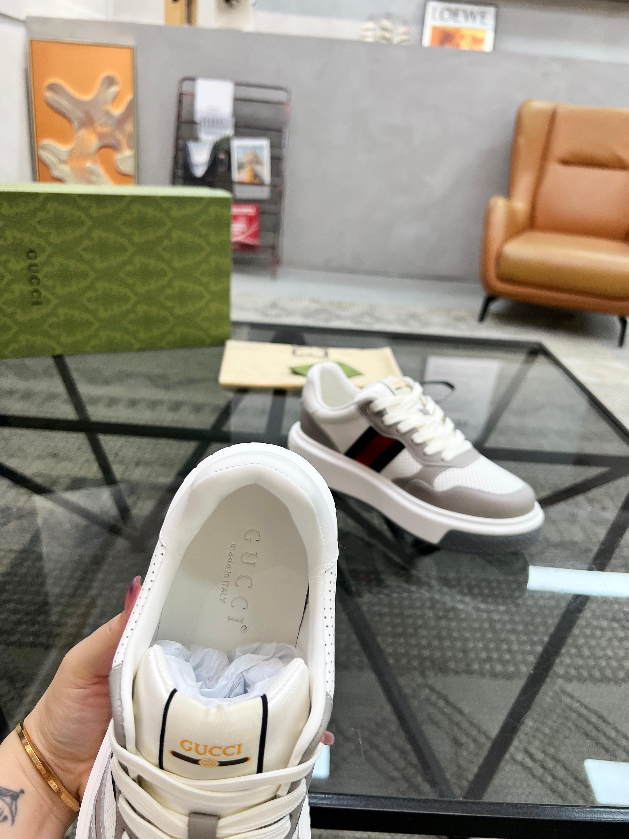 Gucci Men's Ace Leather Sneaker - Classic Style, Ultimate Comfort 8 a1749869747257 4070