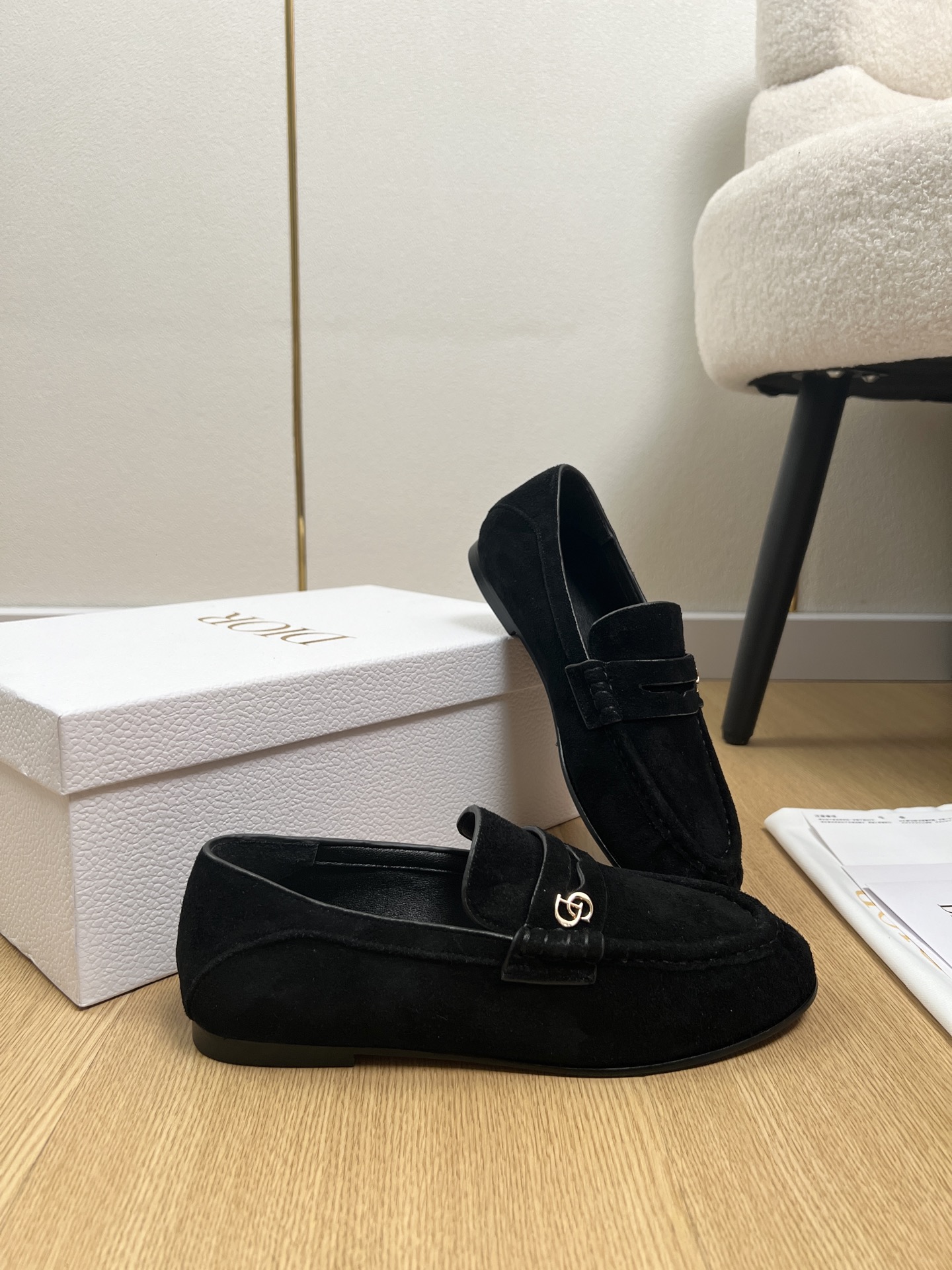 Dior Style Black Leather Women's Shoes style reference detail image 4 from source 785057