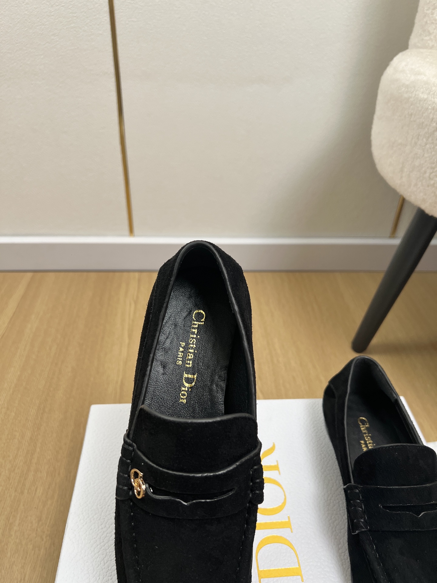 Dior Style Black Leather Women's Shoes style reference detail image 7 from source 785057