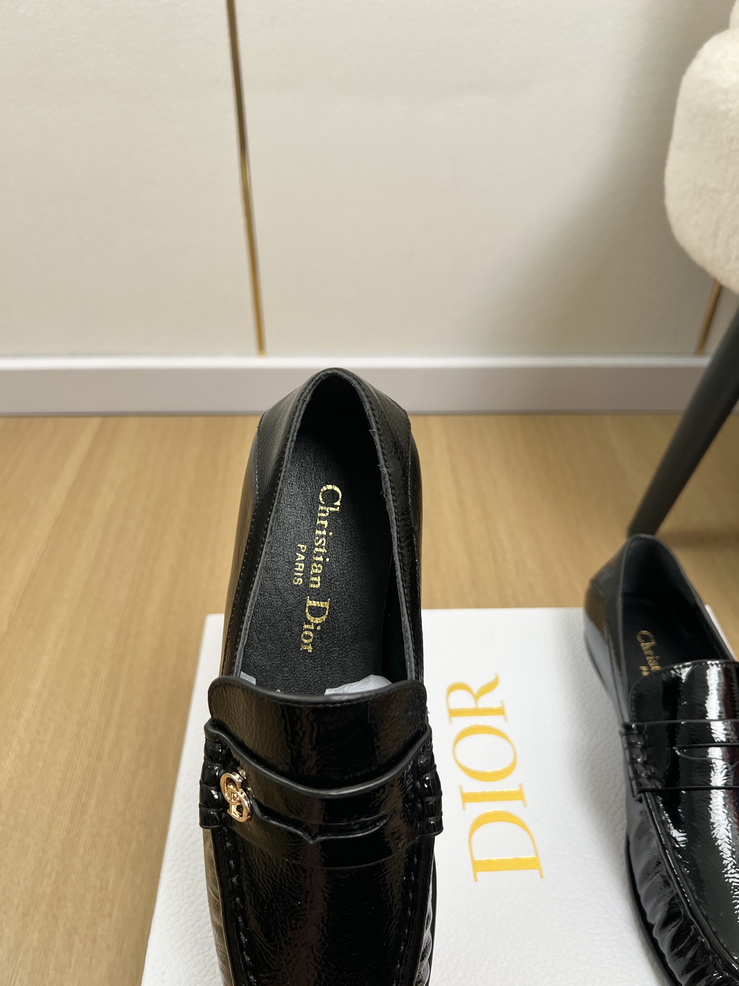 Dior Style Black Leather Women's Shoes style reference detail image 7 from source 785058
