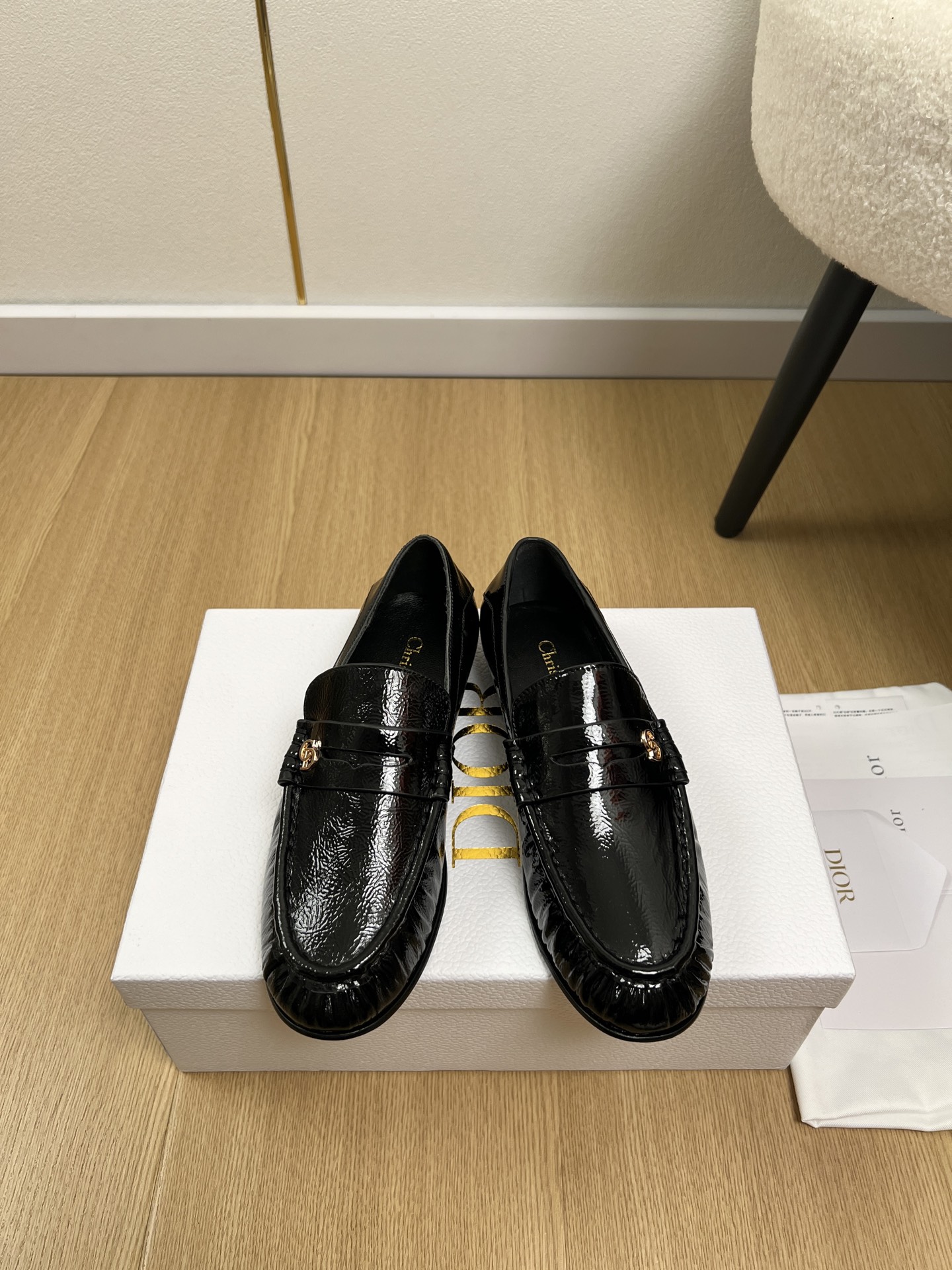 Dior Style Black Leather Women's Shoes style reference detail image 1 from source 785058