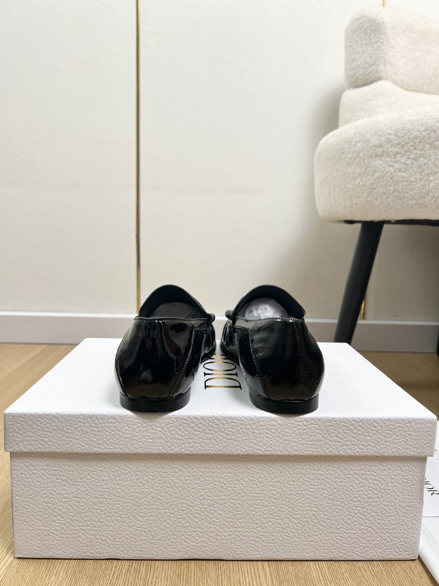 Dior Style Black Leather Women's Shoes style reference detail image 8 from source 785058
