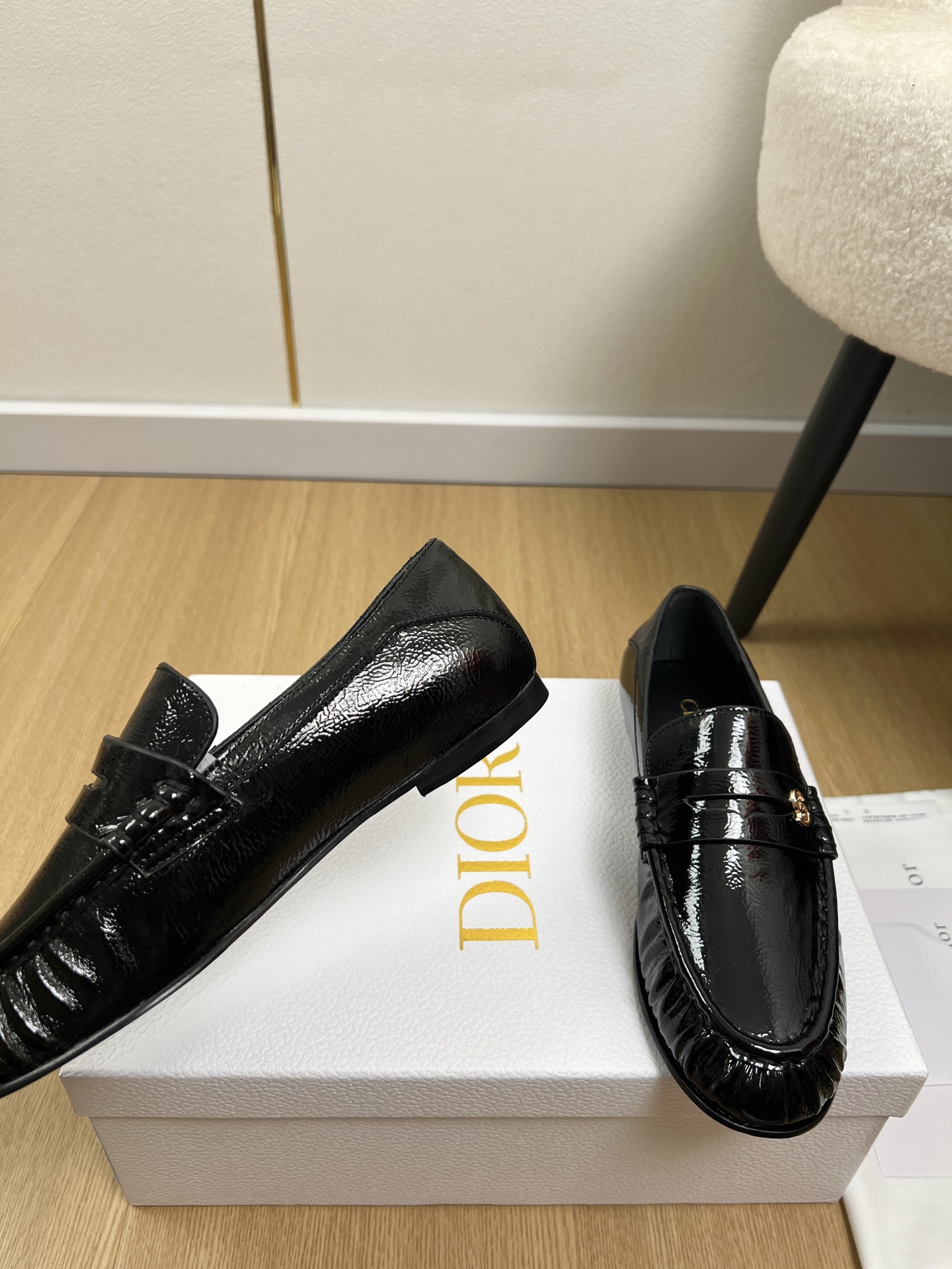 Dior Style Black Leather Women's Shoes style reference detail image 6 from source 785058