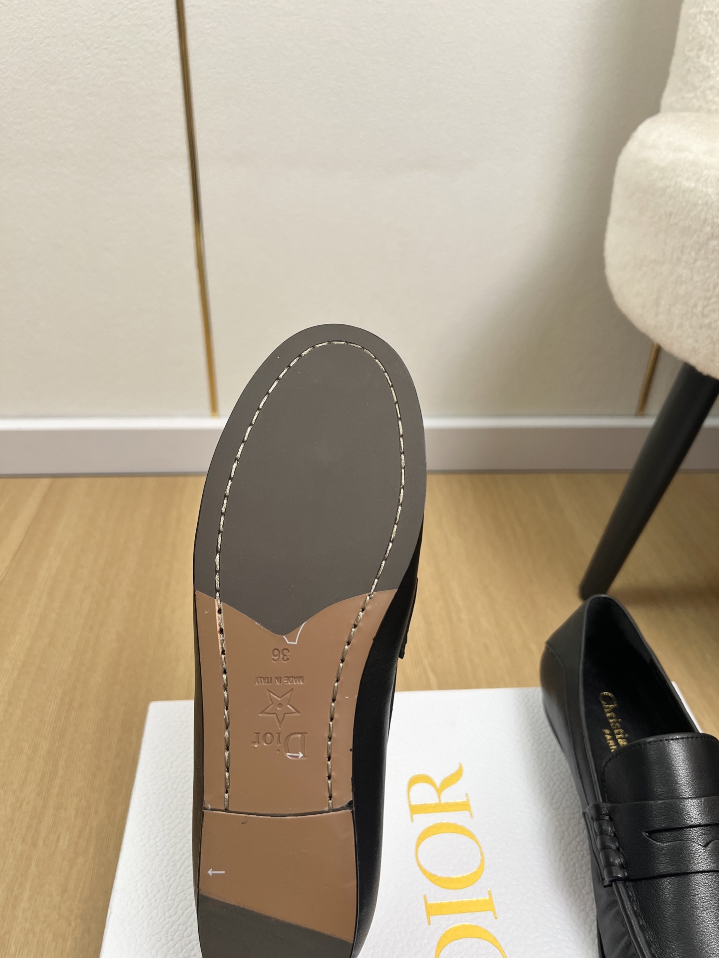 Dior Style Black Leather Women's Shoes style reference detail image 9 from source 785059