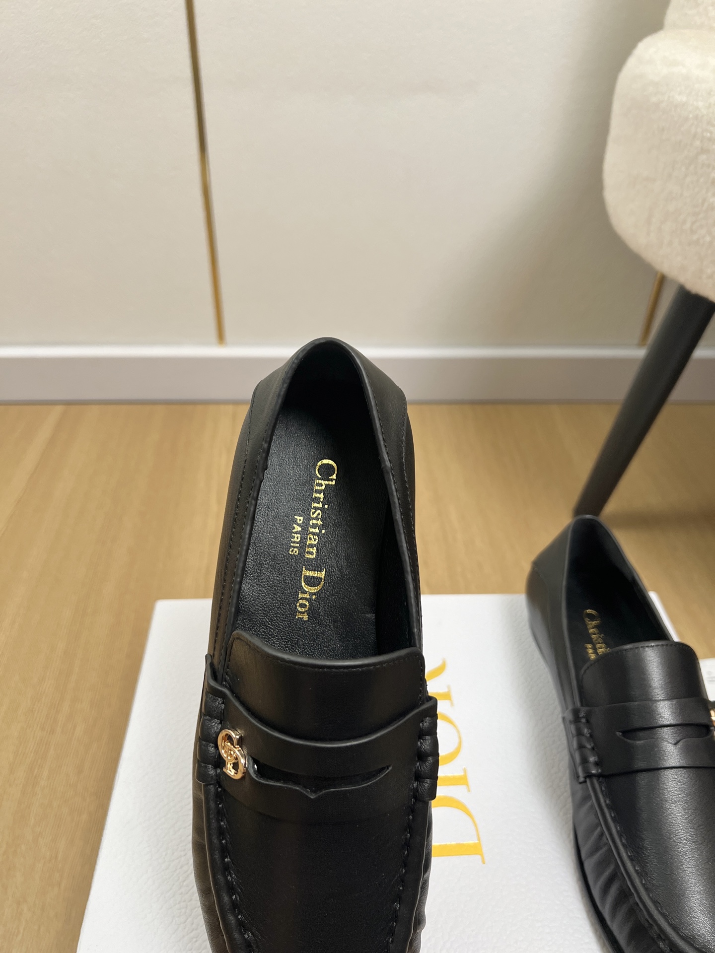 Dior Style Black Leather Women's Shoes style reference detail image 7 from source 785059