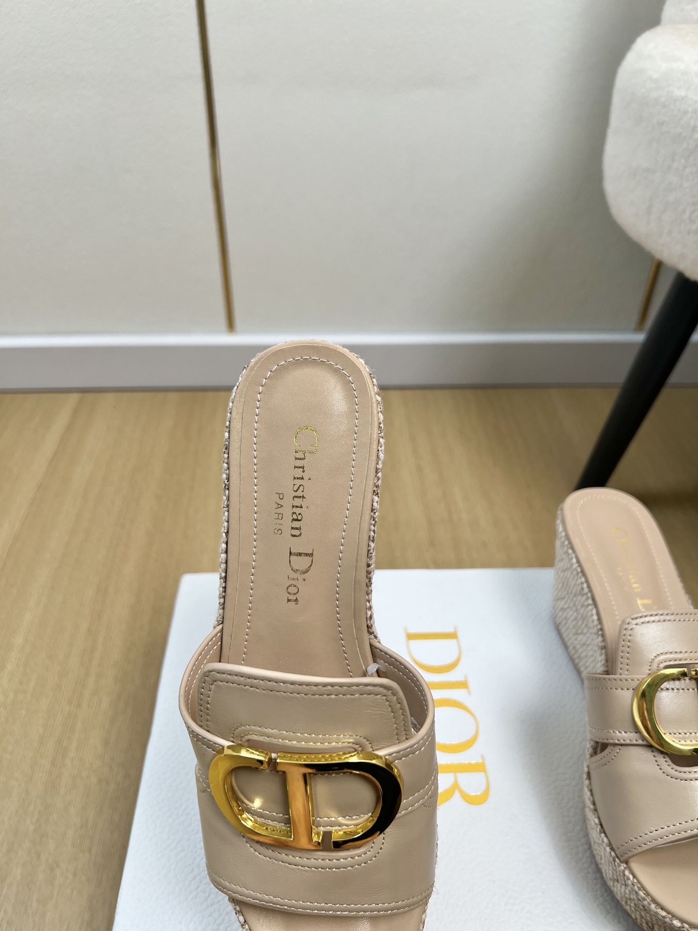 Dior Style White Leather Women's Shoes style reference detail image 7 from source 785061