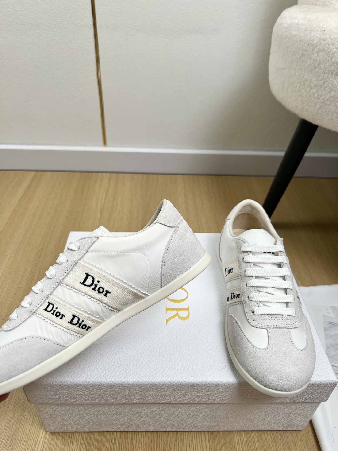 Dior Style White Leather Women's Shoes style reference detail image 6 from source 785064
