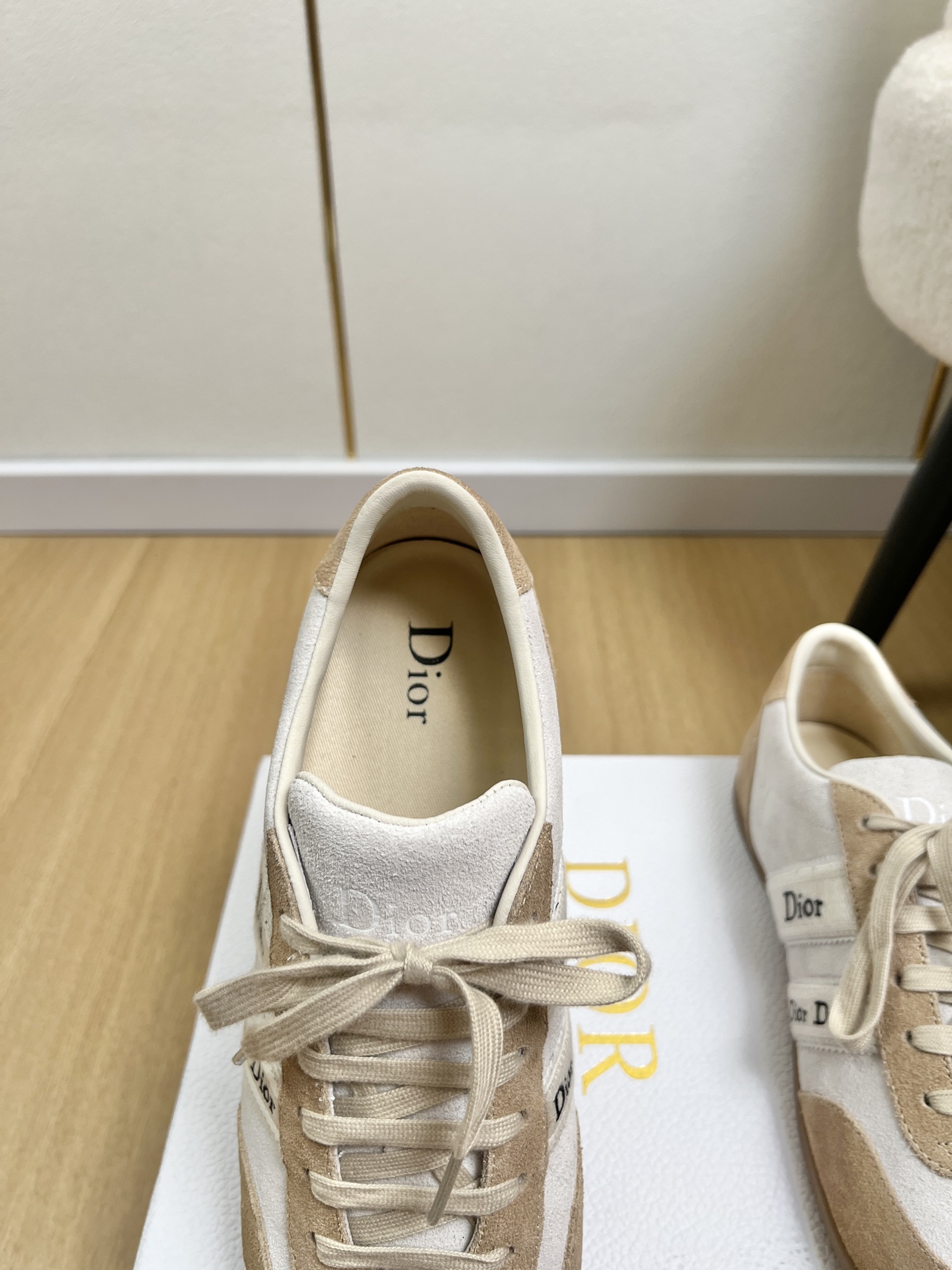 Dior Style White Leather Women's Shoes style reference detail image 7 from source 785065