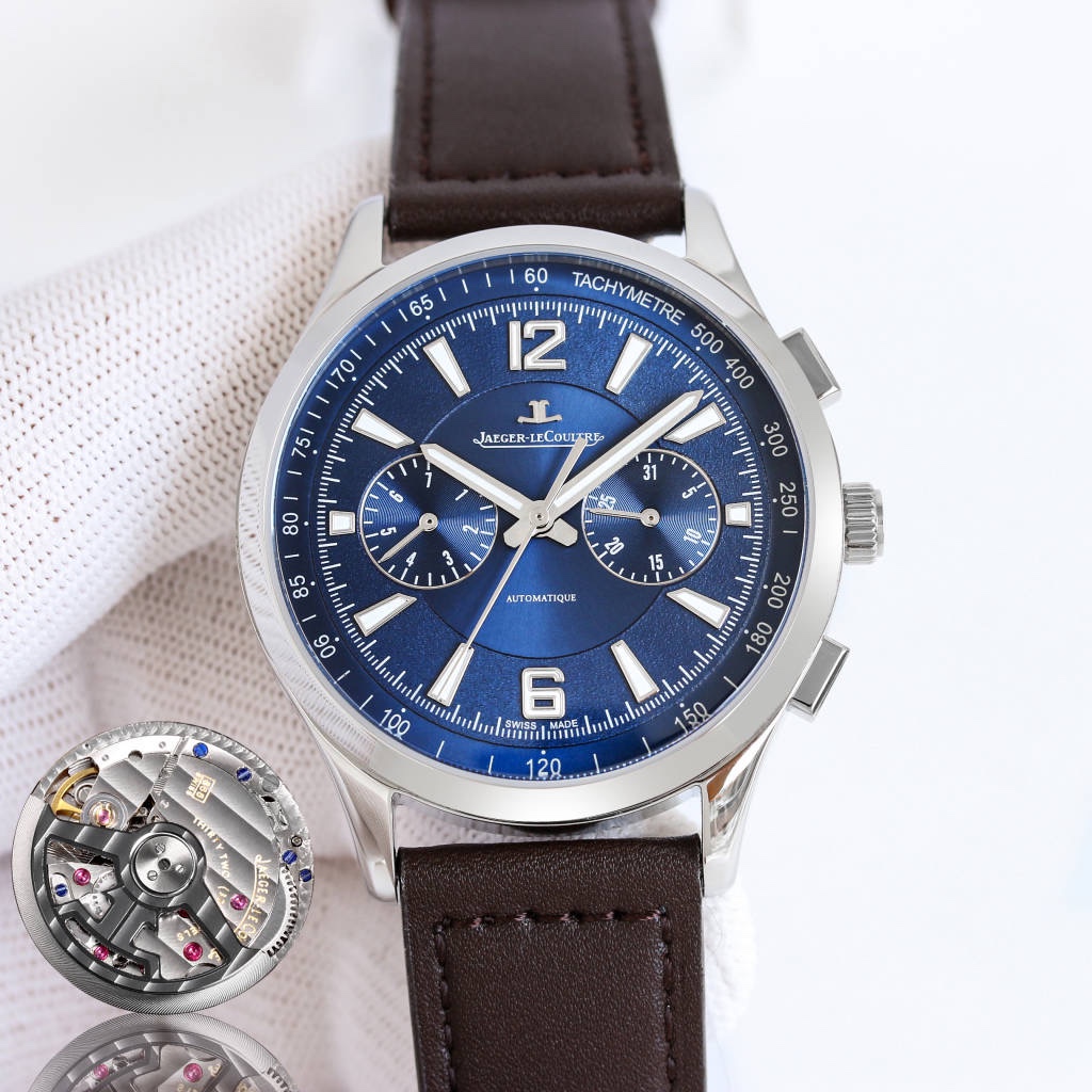 NO:144115,White gold new product JAEGER-LECOULTRE - Jaeger-LeCoultre Beichen series watches, elegant!  [Excellent details] In order to pursue the authentic and gentle effect, the watchmaker grinds carefully and produces fine work. The authentic mold is opened, and the 1:1 reproduction is perfectly consistent with the authentic one. It is made of 316L stainless steel and is made of top CNC craftsmanship, which is exactly the same as the original craftsmanship, making its overall literal texture better. The watch size is 42mmX11.00mm, the custom movement model is 761, and the waterproof depth is 50m dial team breaks through the multi-layer technical bottleneck, strives for perfection, strives for perfection, and restores the sun radial pattern 1:1. The strap is made of top 904L stainless steel, and the original steel folding buckle further shows the luxurious temperament of this watch. It is suitable for all business occasions, simple, refined and elegant!  ,jaeger-lecoultre19860909白 金 新品 JAEGER-LECOULTRE——积家北宸系列腕表,儒雅而至~！【精彩细节】 表壳打磨为了追求正品温润如玉的效果,制表师精磨细造,慢工出细活. 正品开模,1:1复刻完美与正品一致,采用316L精钢材质打造和CNC顶级工艺打磨,与原装工艺效果如出一辙,使其整体字面质感更佳.腕表尺寸42mmX11.00mm 机芯型号订制机芯改761,防水深度50m表盘团队突破多层技术瓶颈,力求完美,对12个刻度细节精益求精,1:1还原太阳放射状饰纹. 表带采用顶级904L精钢所制,原装精钢折叠扣更显示这块腕表的豪华气质.适合各种商务场合,简敛精致不失优雅！,,jaeger-lecoultre,Watch