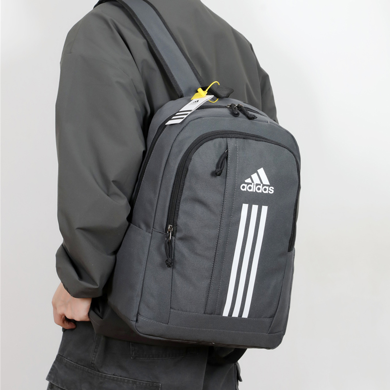 💰85 Adidas阿迪达斯 男女同款休闲双肩包时尚潮流户外运动大容量背包高中大学生书包电脑包 尺寸:45×32×15