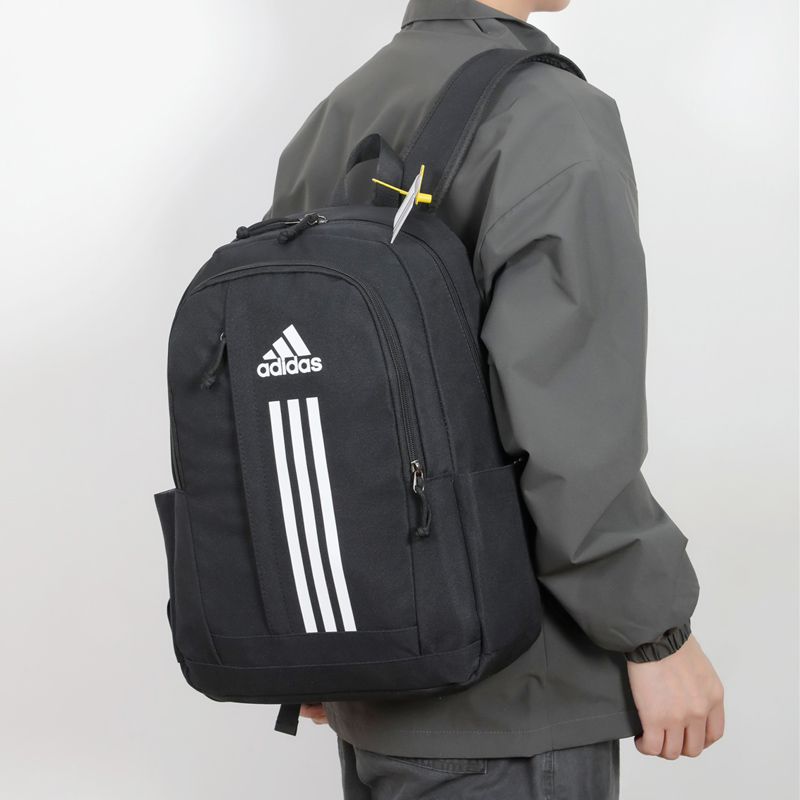 💰85 Adidas阿迪达斯 男女同款休闲双肩包时尚潮流户外运动大容量背包高中大学生书包电脑包 尺寸:45×32×15