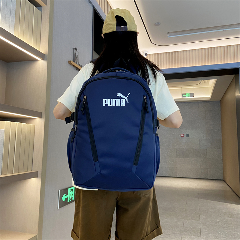 🛒购物价：55💰[江苏档口]PUMA彪马 男女同款简约百搭休闲双肩包时尚运动大容量背包校园高中大学生书包电脑包 尺寸:46×31×18