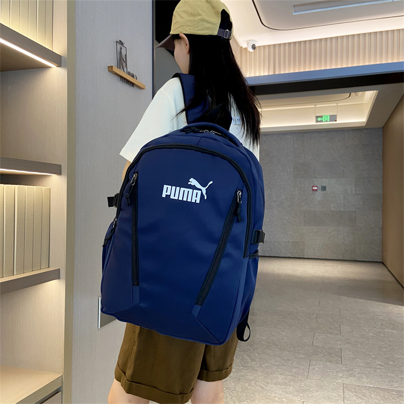 🛒购物价：55💰[江苏档口]PUMA彪马 男女同款简约百搭休闲双肩包时尚运动大容量背包校园高中大学生书包电脑包 尺寸:46×31×18
