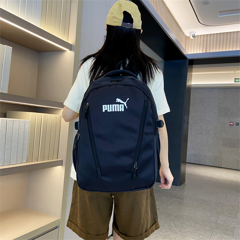 🛒购物价：55💰[江苏档口]PUMA彪马 男女同款简约百搭休闲双肩包时尚运动大容量背包校园高中大学生书包电脑包 尺寸:46×31×18