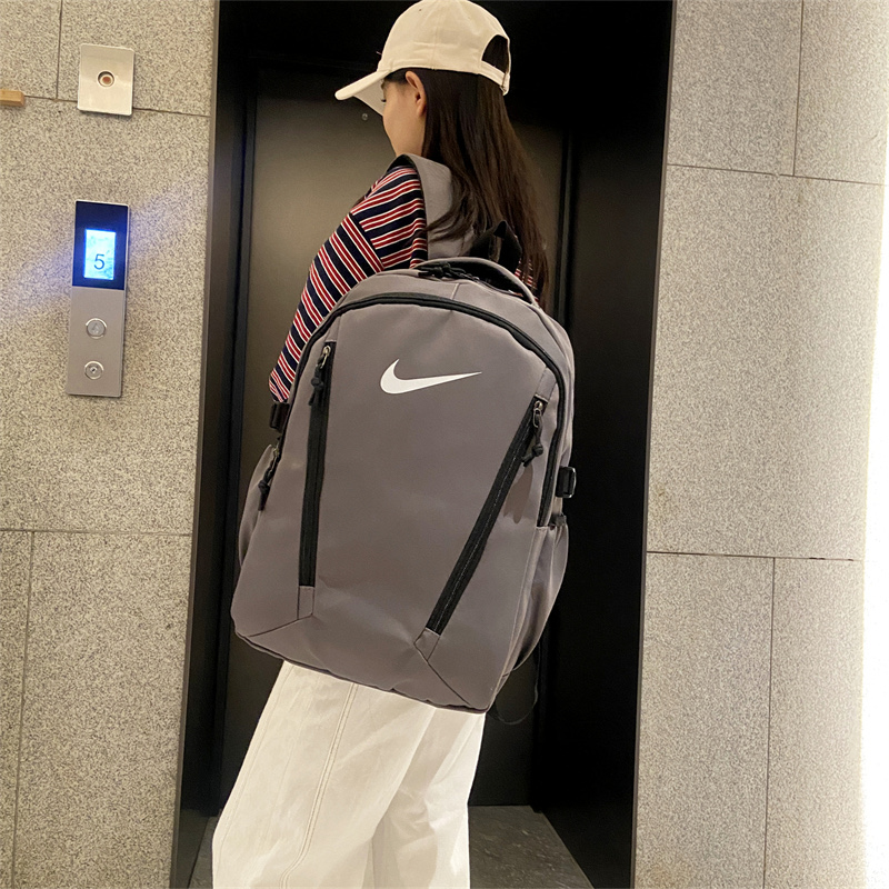 🛒购物价：55💰[江苏档口]NIKE耐克 男女同款简约百搭休闲双肩包时尚运动大容量背包校园高中大学生书包电脑包 尺寸:46×31×18