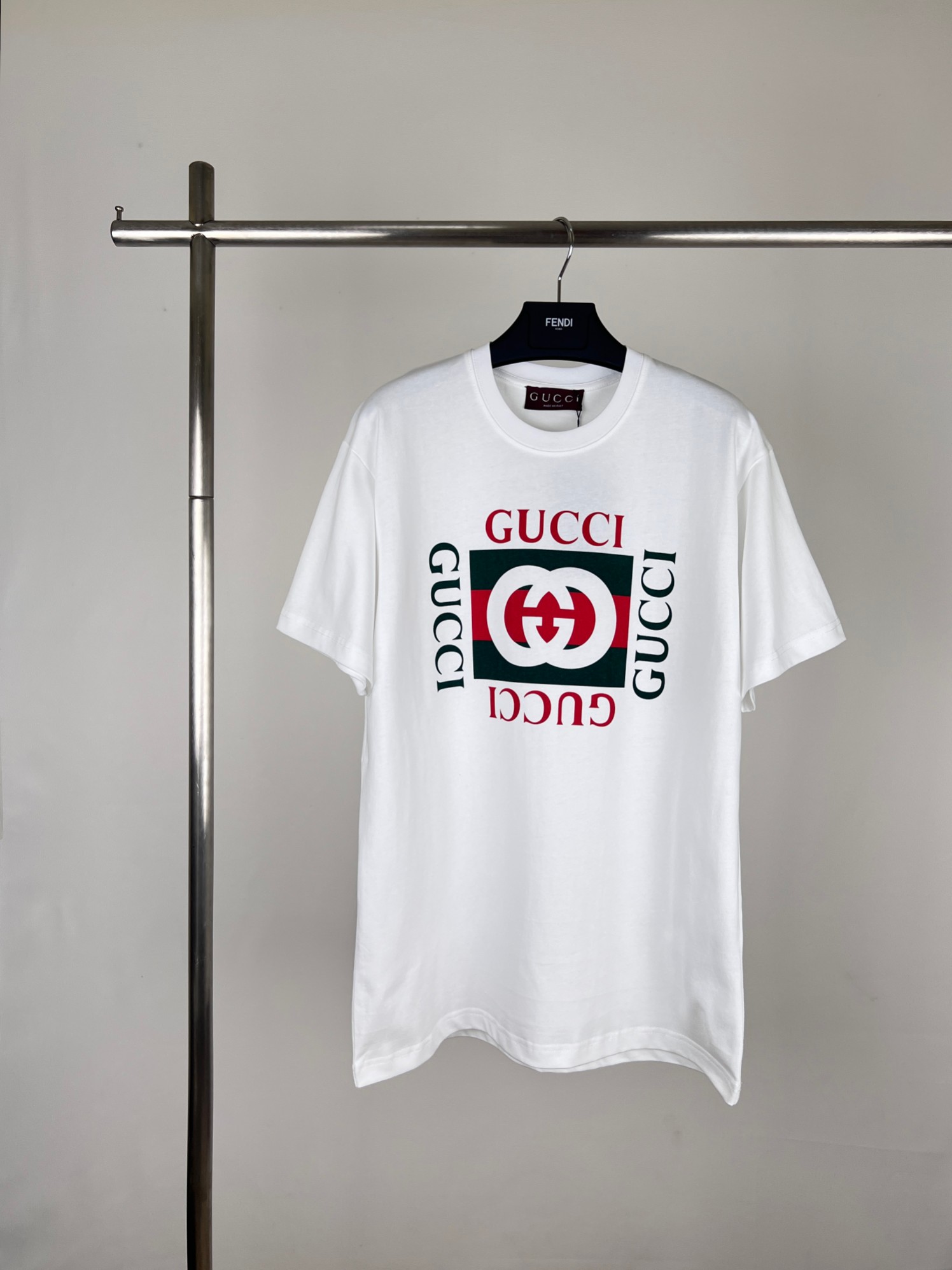 Gucci AAAAA
 Clothing T-Shirt Printing Cotton Knitted Knitting Short Sleeve