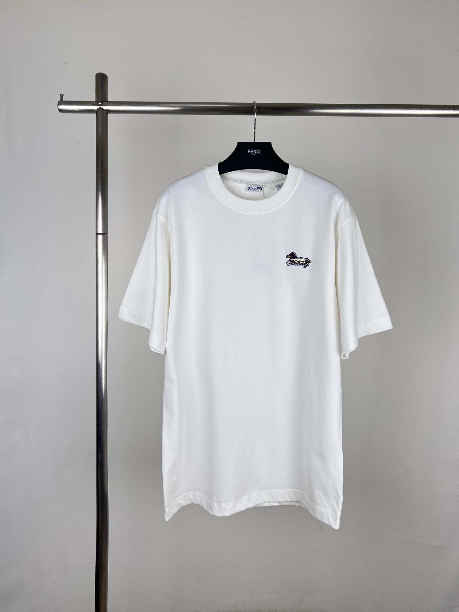 Burberry Luxury
 Clothing T-Shirt Embroidery Short Sleeve