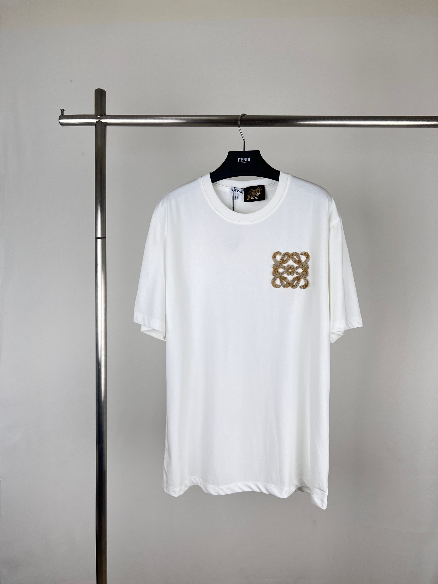 Loewe Clothing T-Shirt Embroidery Short Sleeve