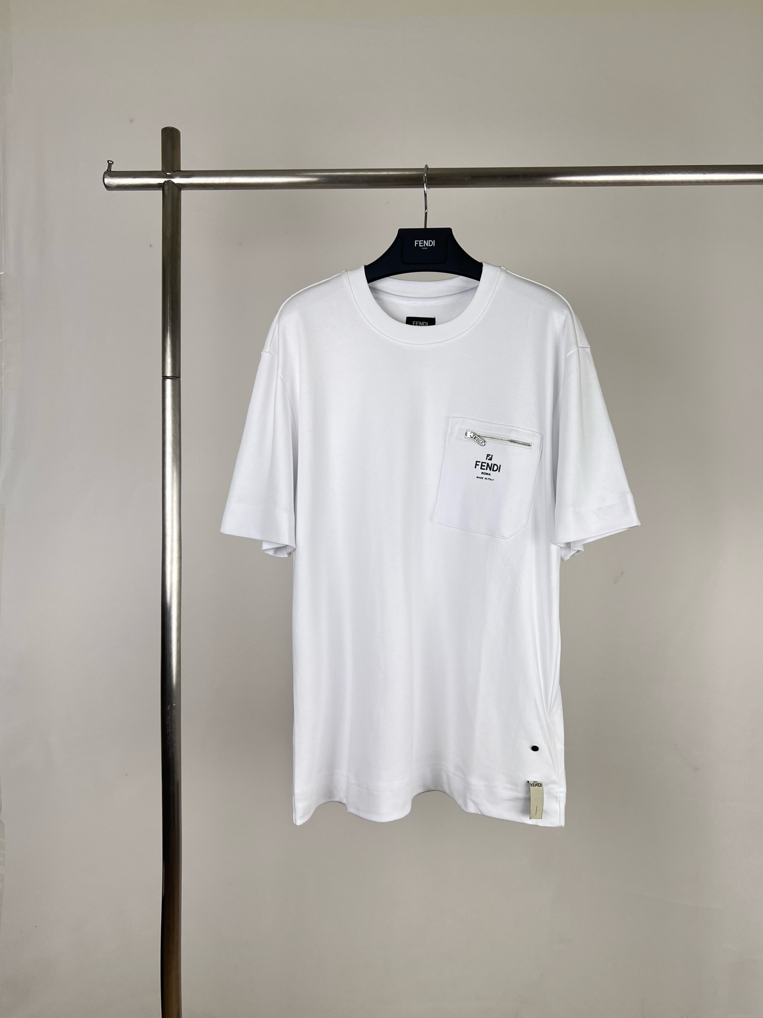Fendi Clothing T-Shirt Printing Short Sleeve