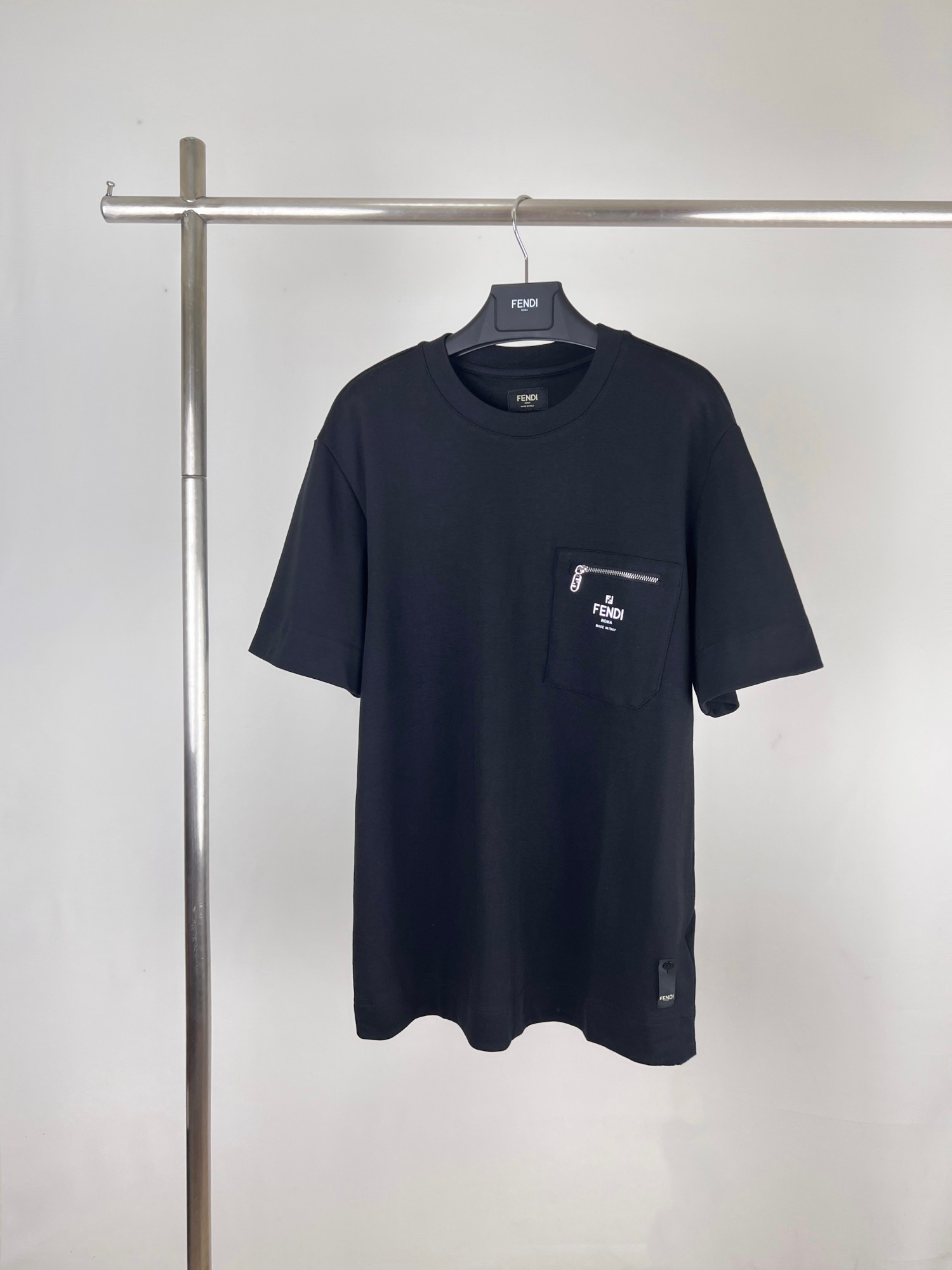 Fendi Clothing T-Shirt Printing Short Sleeve