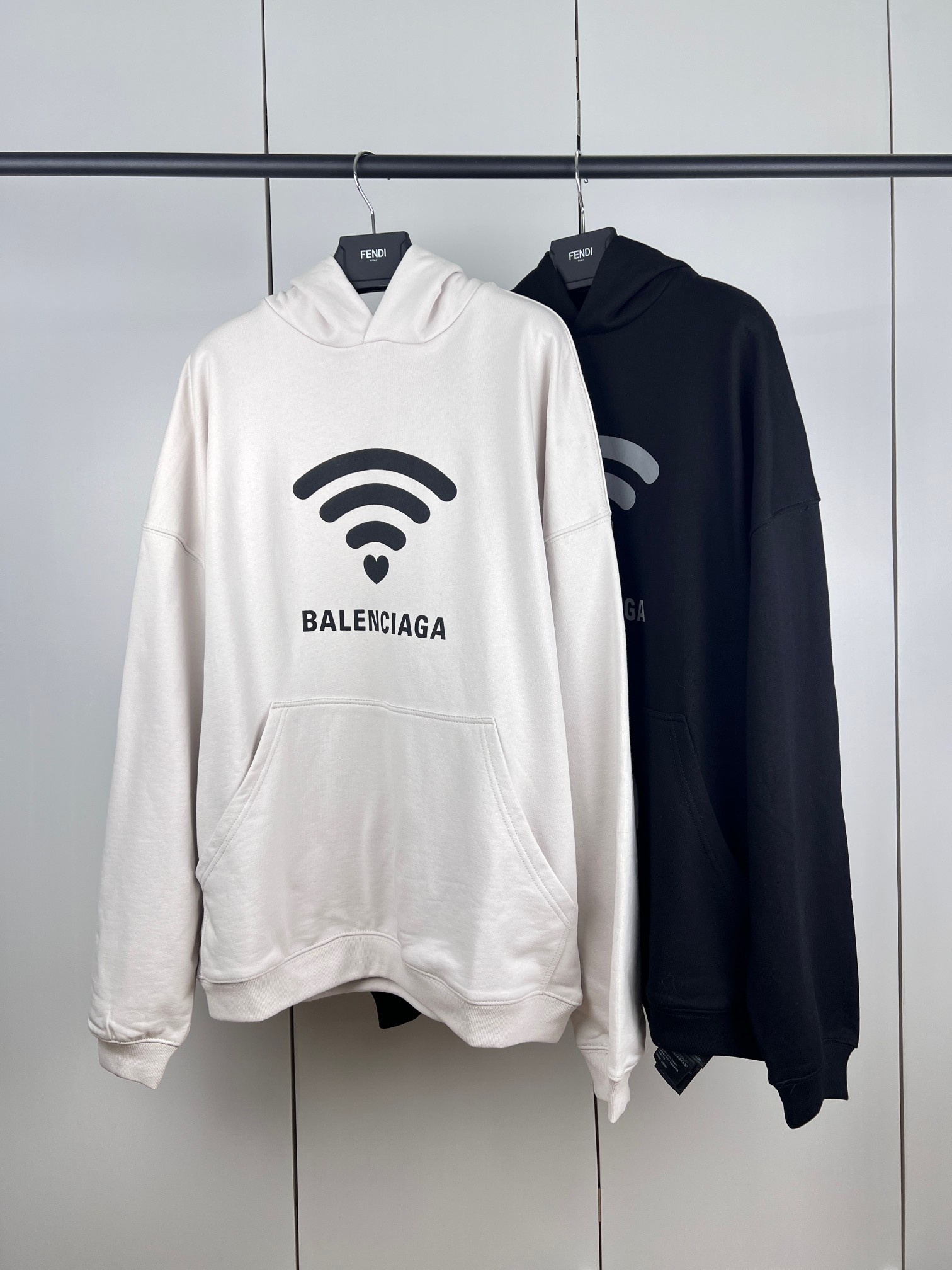 Balenciaga巴黎世家WIFI标志连帽长袖卫衣 9