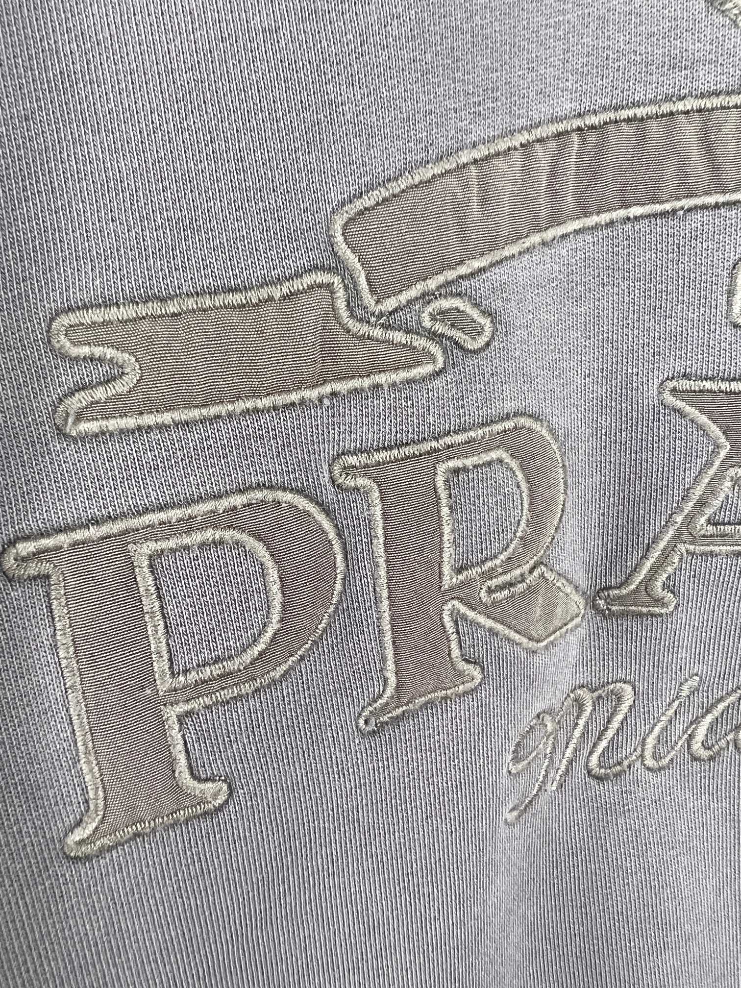 PRADA普拉达logo贴布刺绣毛圈鱼鳞底料连帽卫衣 5