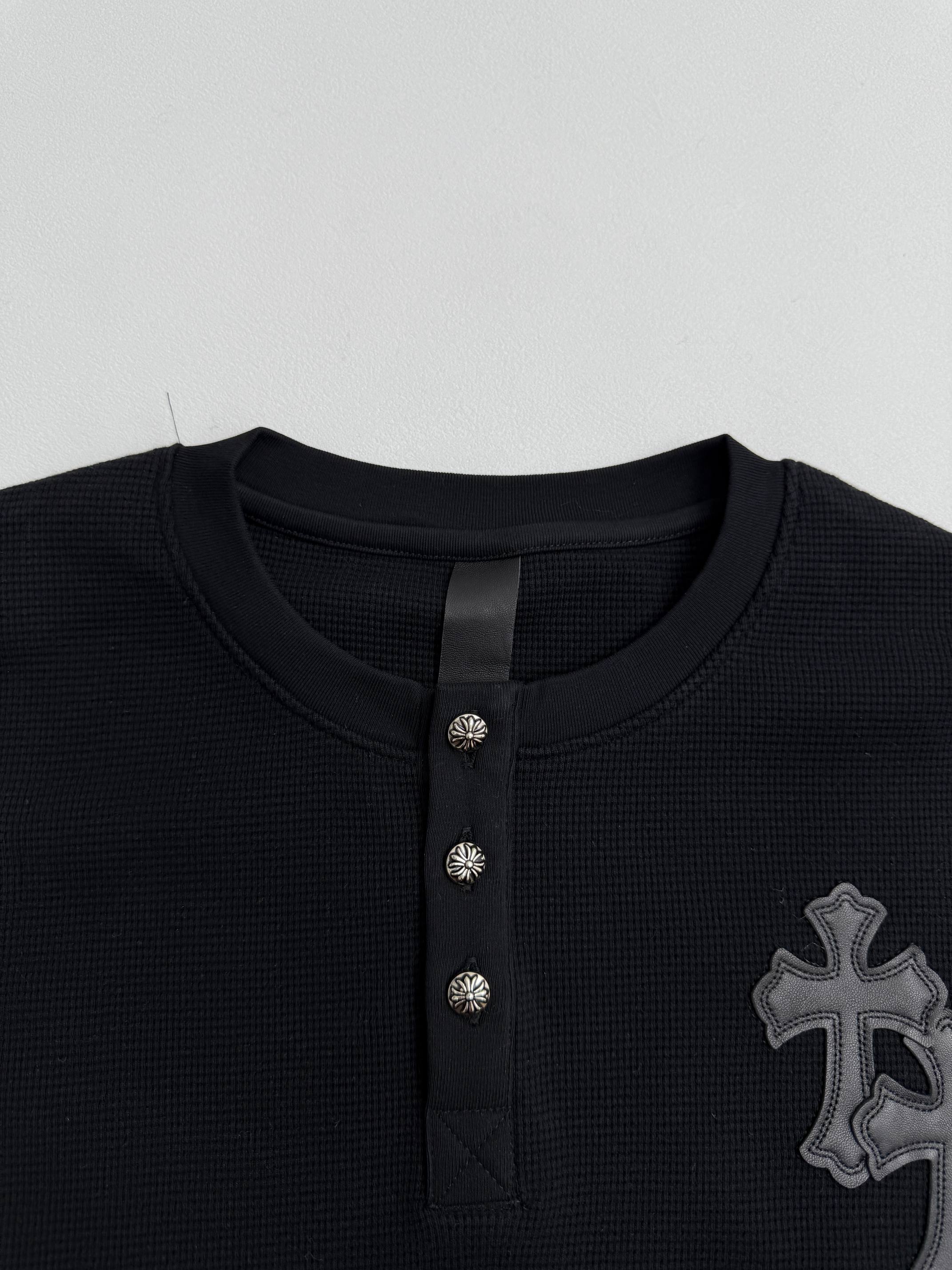 P195
Chrome Hearts克罗心皮标华夫格卫衣

S/M/L