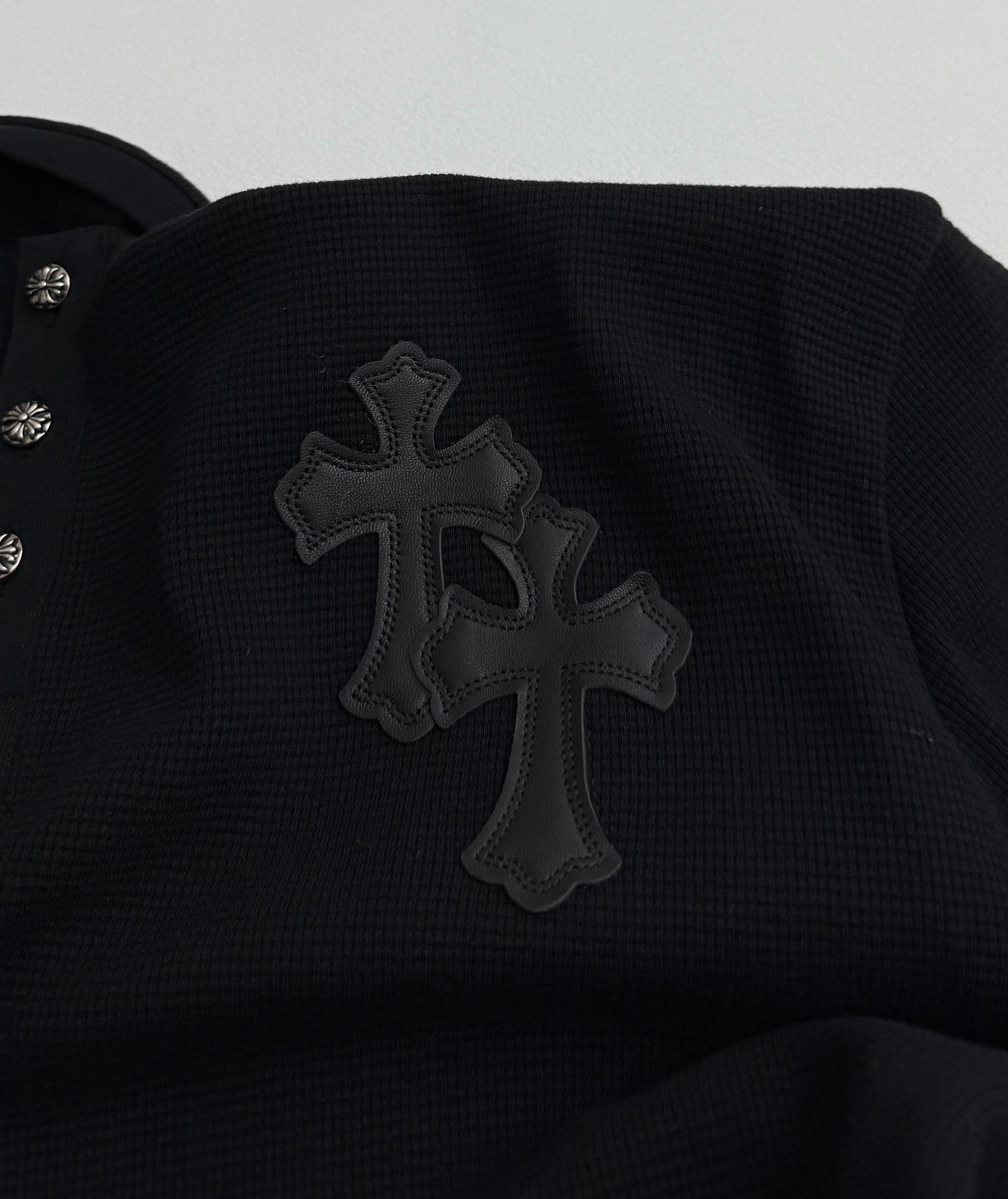 P195
Chrome Hearts克罗心皮标华夫格卫衣

S/M/L