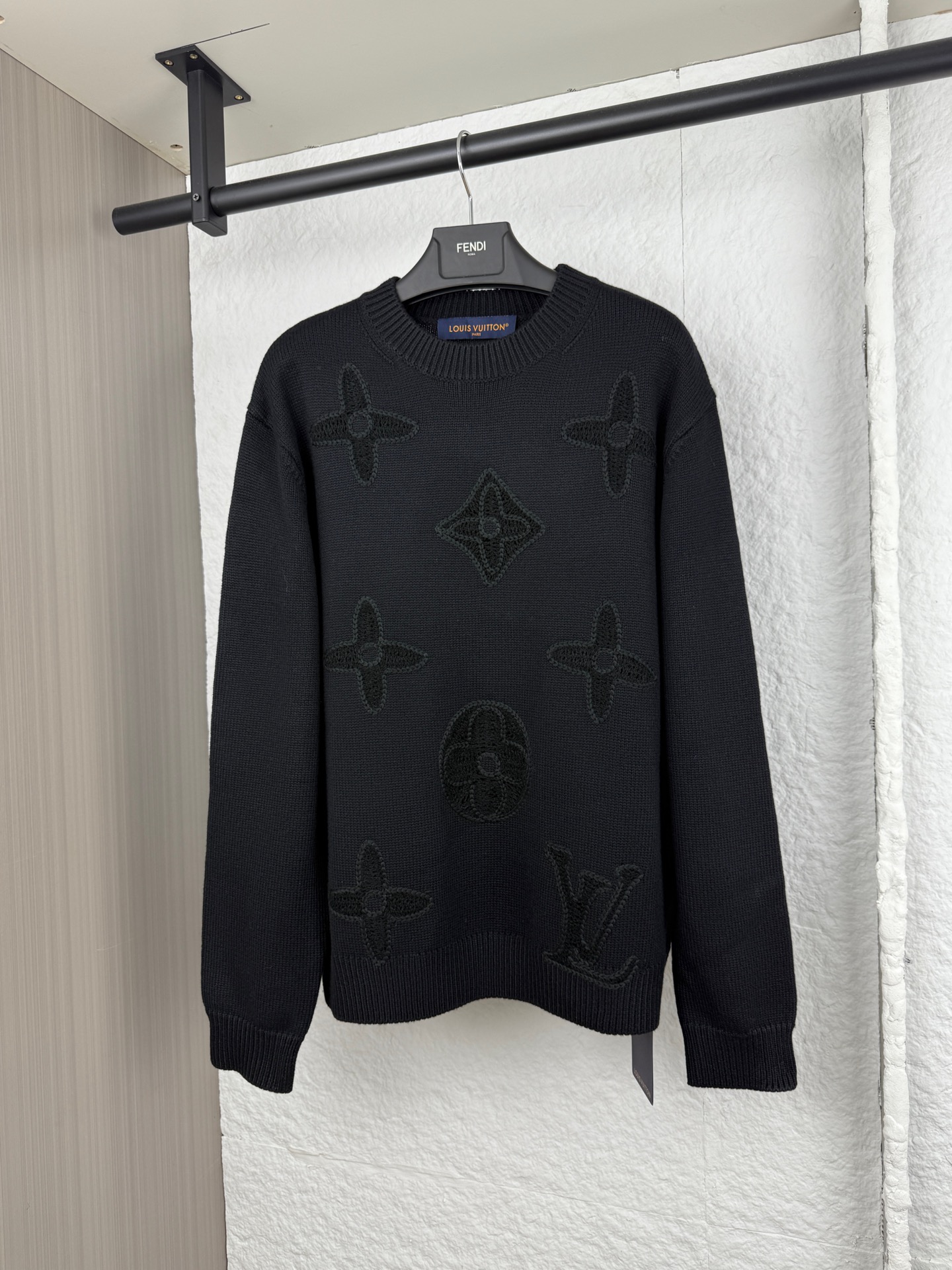 P245 1V Louis SKI ski series suéter de punto jacquard con trébol de cuatro hojas S/M/L/XL