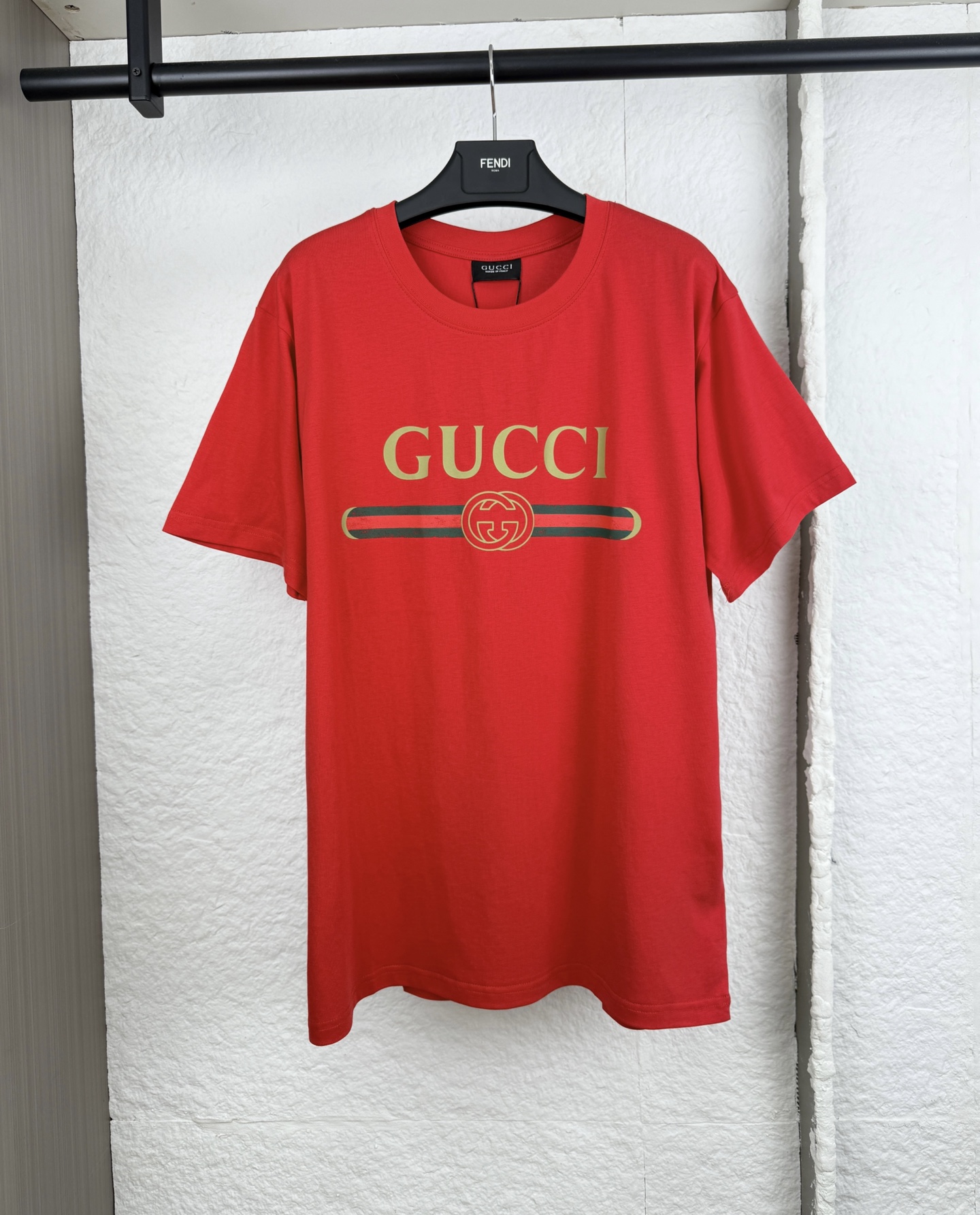 Gucci Gucci古驰腰带印花T恤短袖