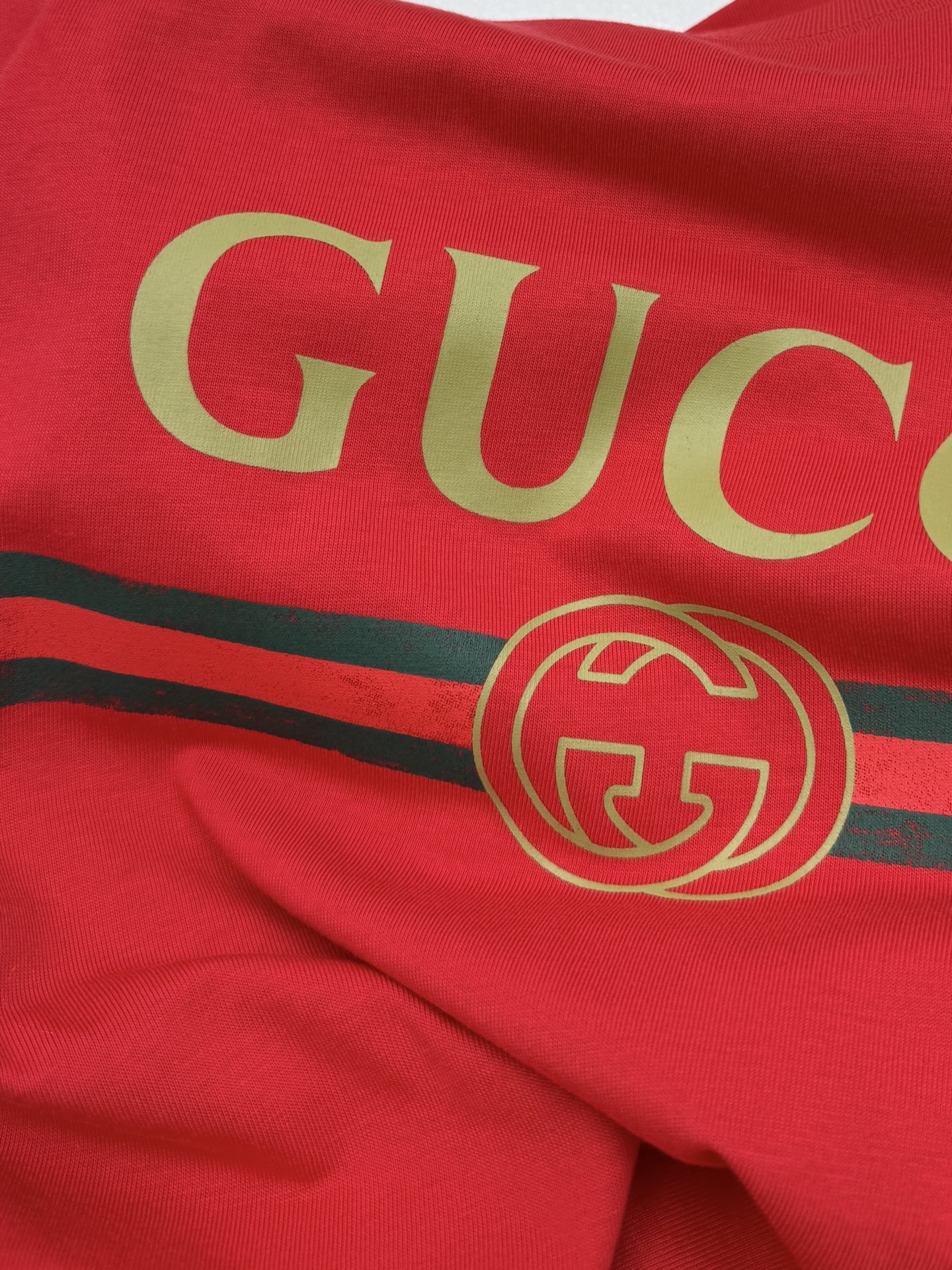 Gucci Gucci古驰腰带印花T恤短袖