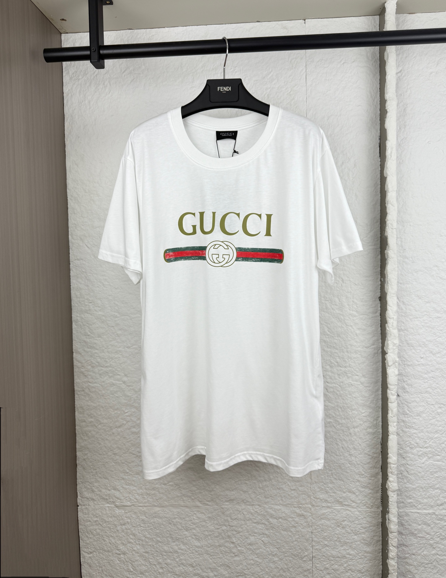 Gucci Gucci古驰腰带印花T恤短袖