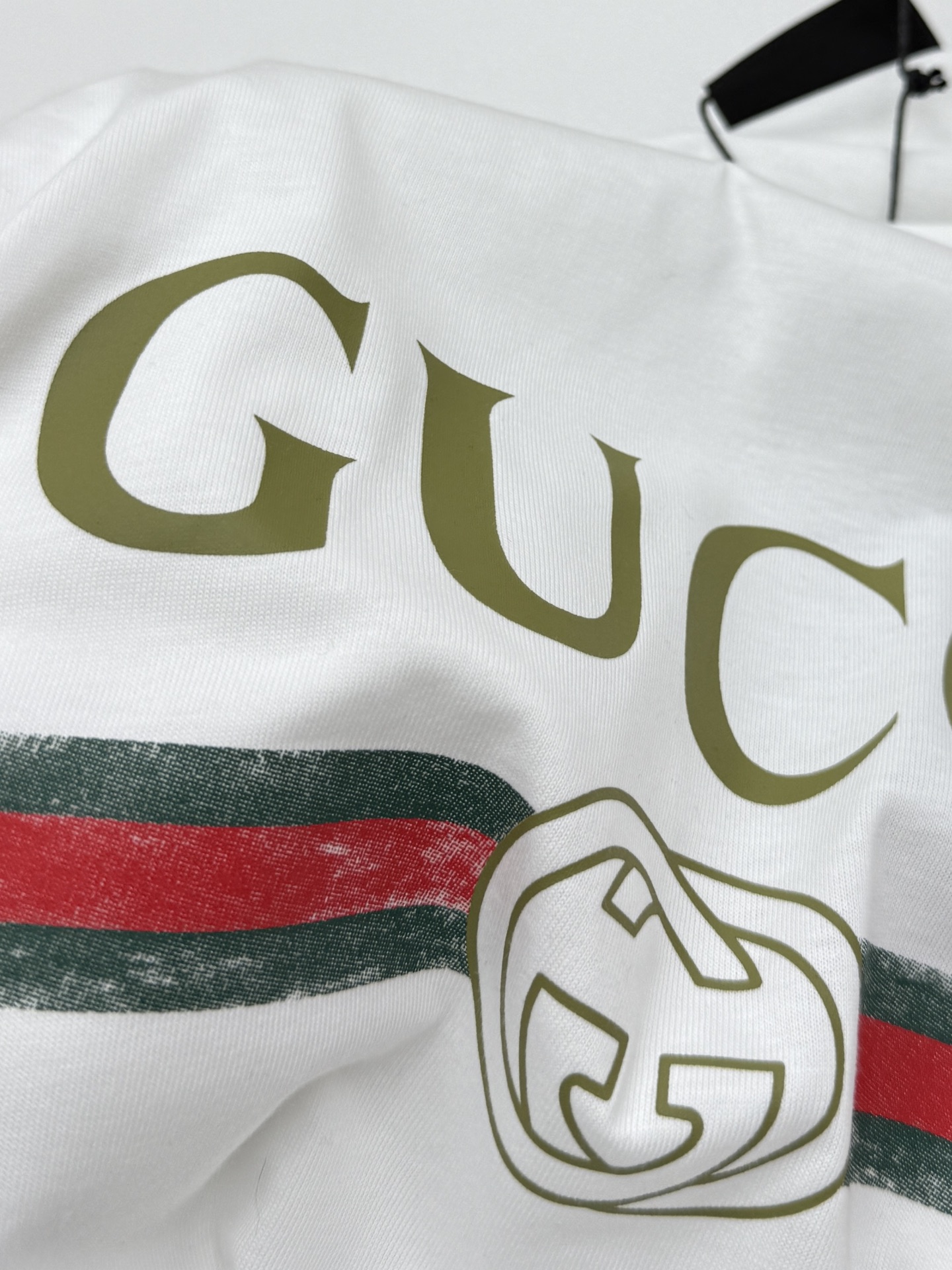 Gucci Gucci古驰腰带印花T恤短袖