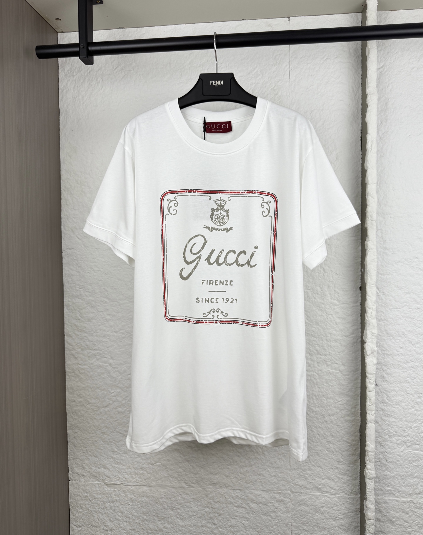 Gucci Gucci古驰做旧印花T恤短袖