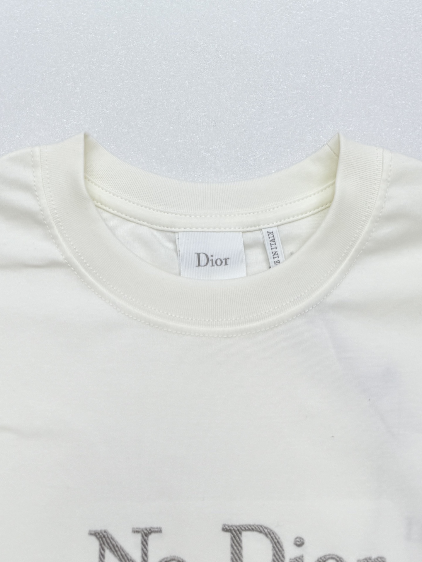 Dior Dior迪奥棉质字母刺绣T恤短袖