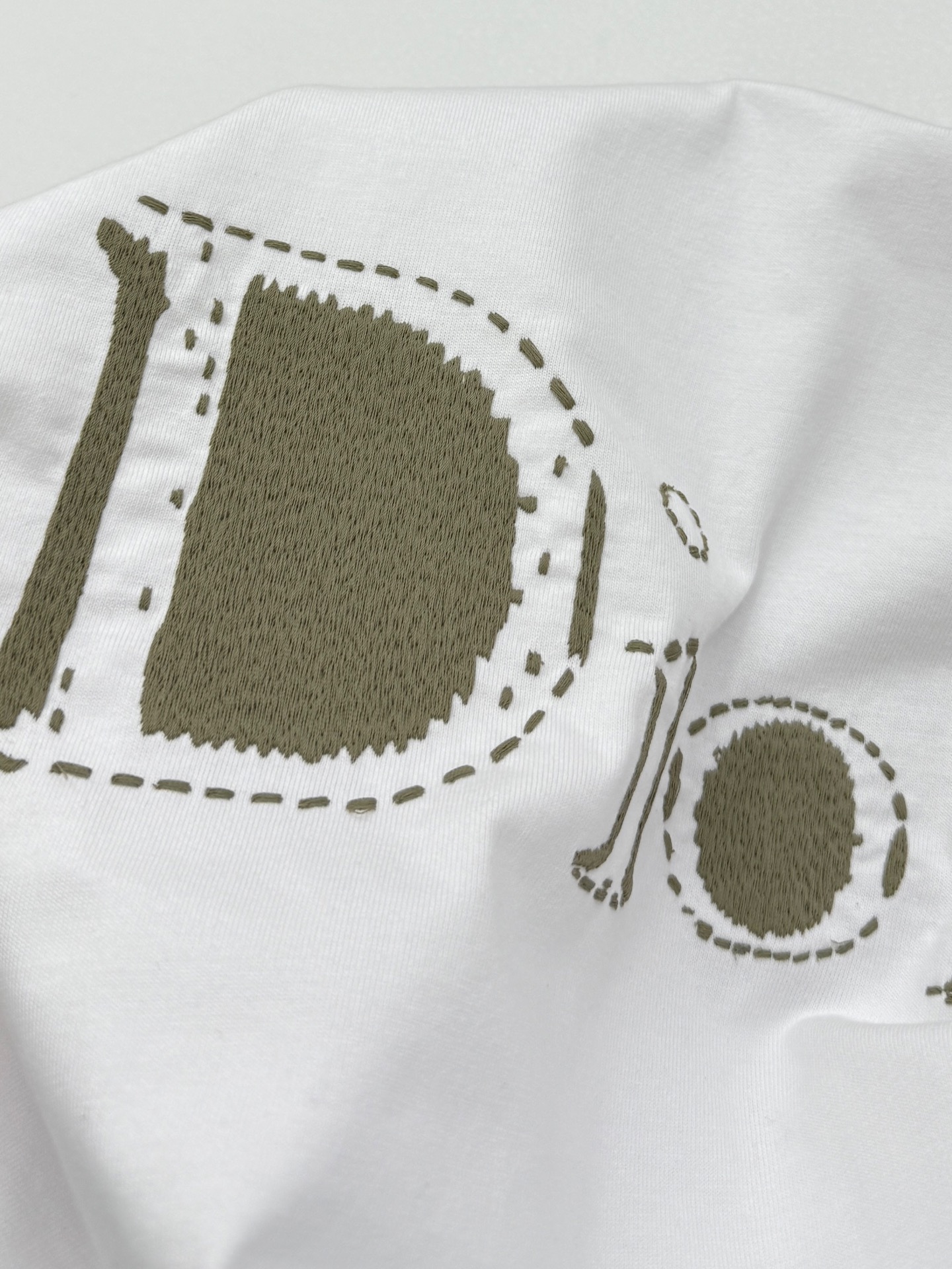 Dior Dior迪奥字母刺绣T恤短袖
