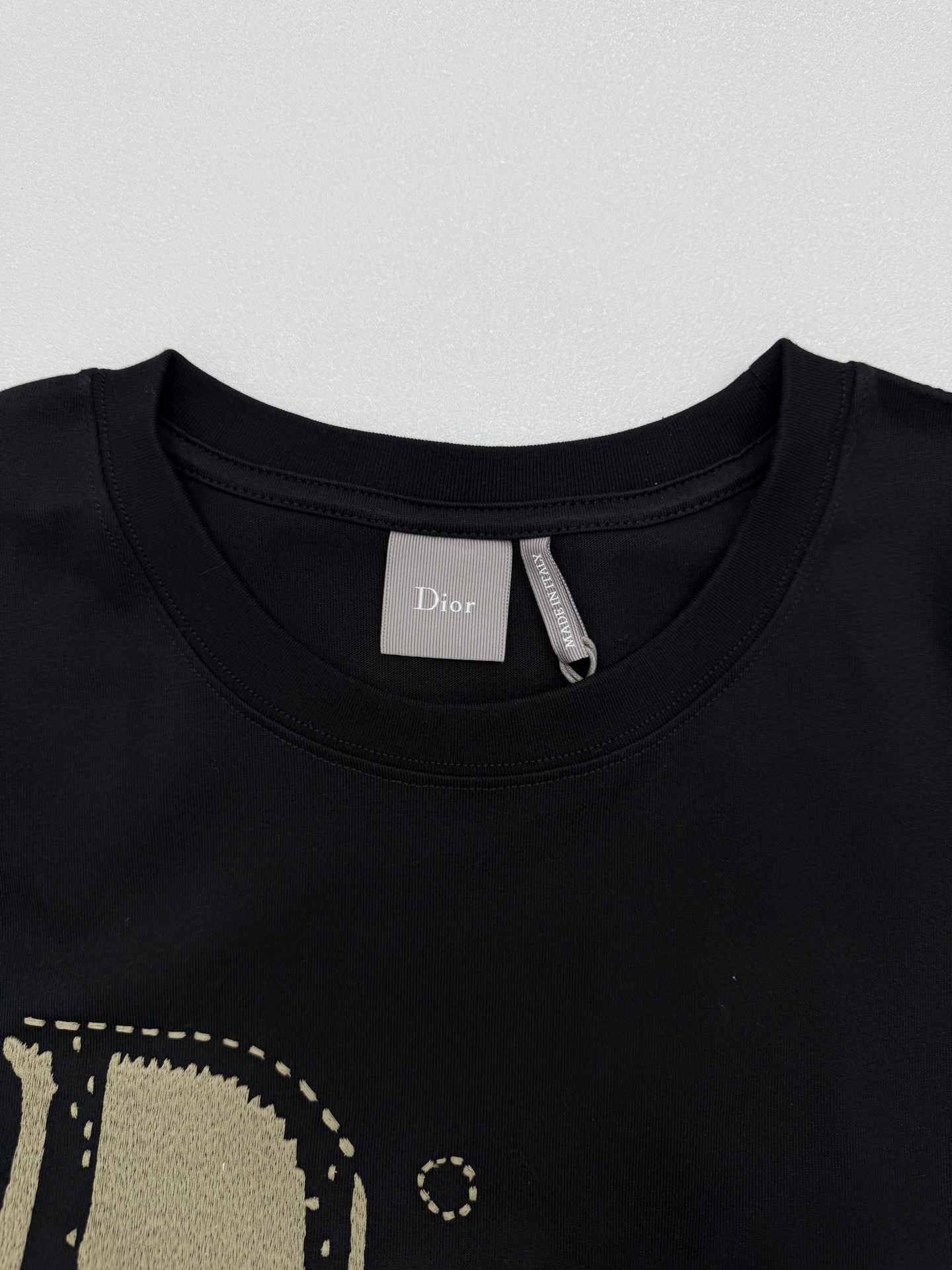 Dior Dior迪奥字母刺绣T恤短袖