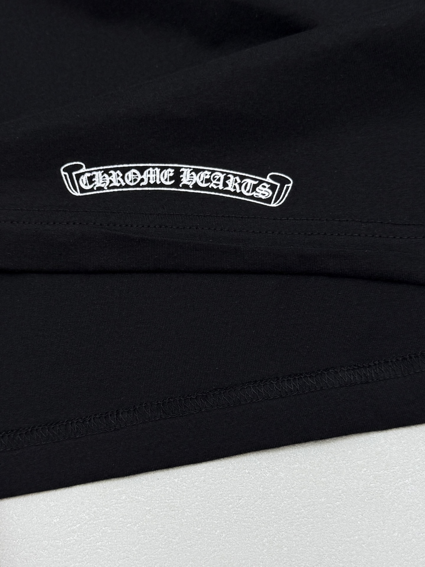 Chrome Hearts Chrome Hearts克罗心胸口口袋梵文印花T恤短袖