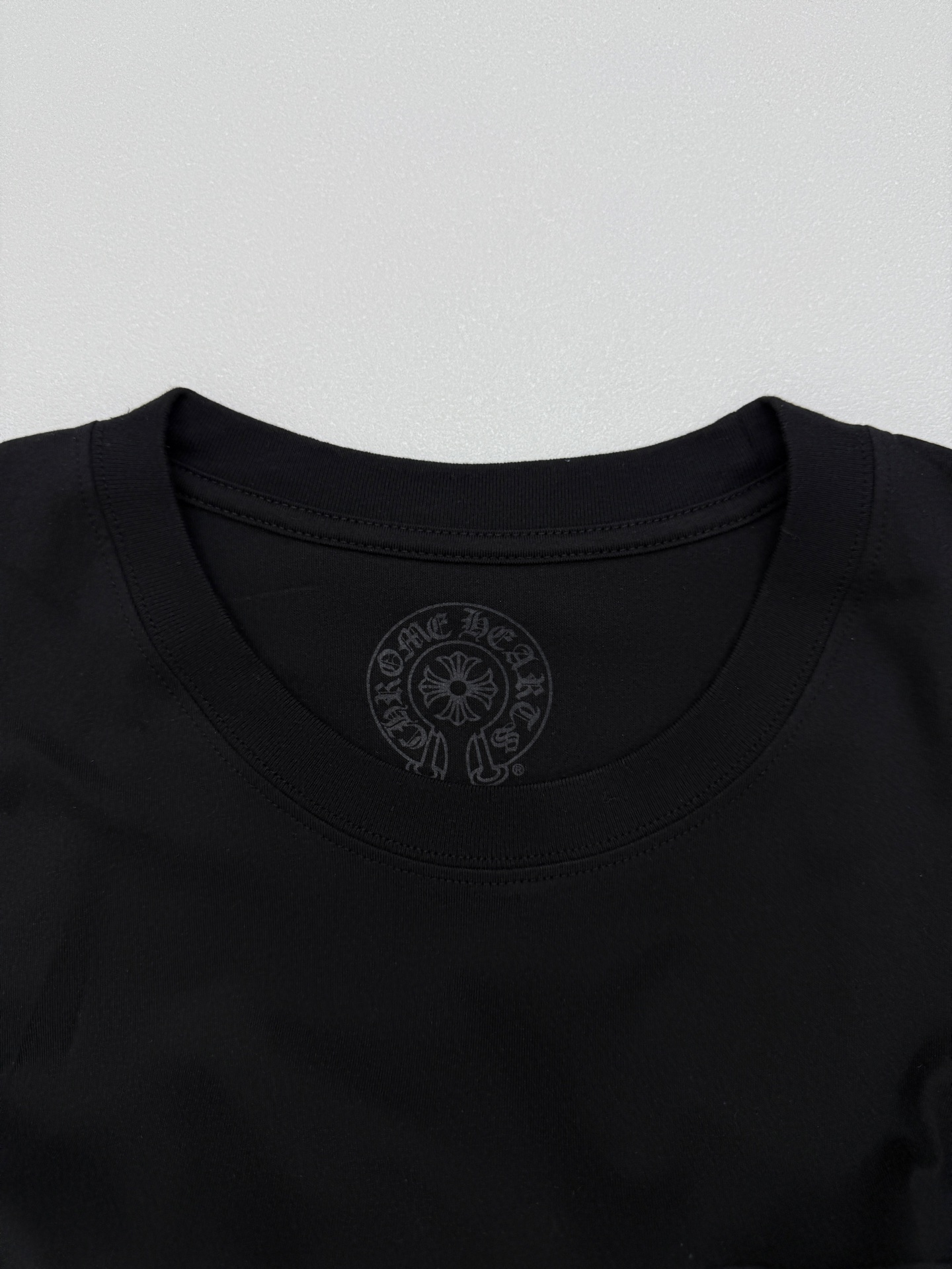 Chrome Hearts Chrome Hearts克罗心胸口口袋梵文印花T恤短袖