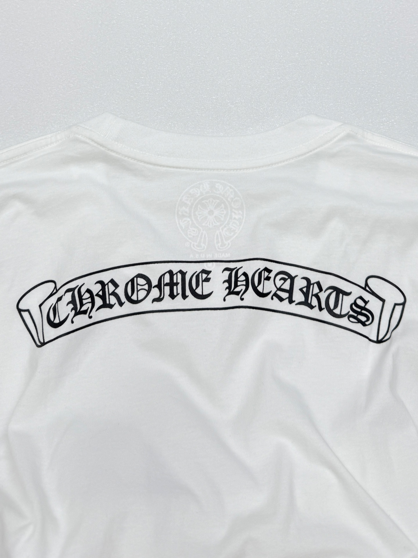 Chrome Hearts Chrome Hearts克罗心胸口口袋梵文印花T恤短袖