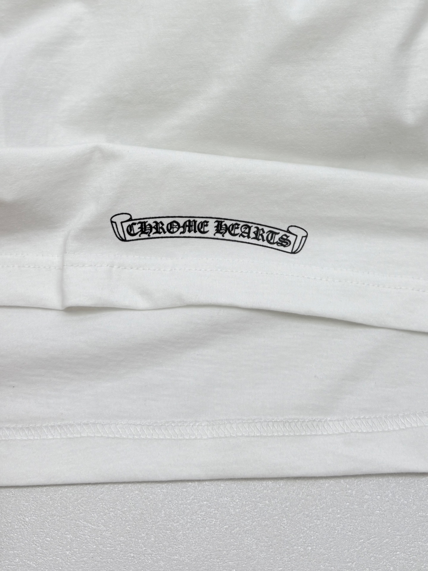 Chrome Hearts Chrome Hearts克罗心胸口口袋梵文印花T恤短袖