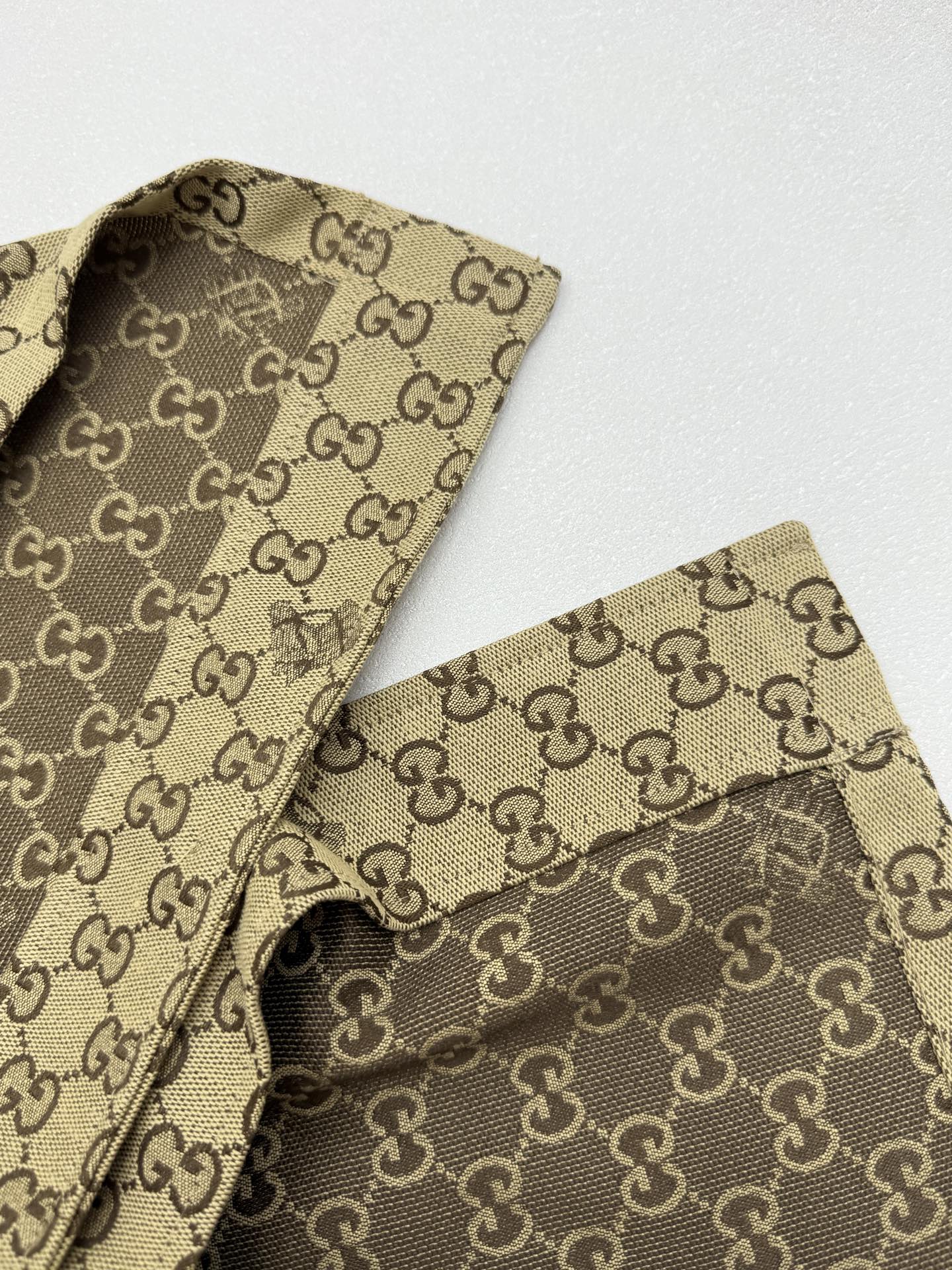 Gucci Gucci古驰双G马头刺绣短袖衬衫