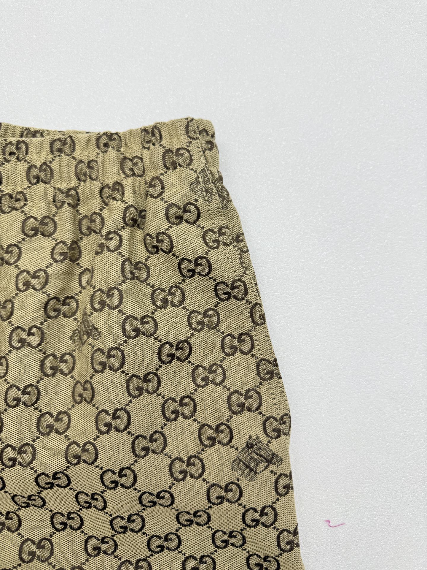 Gucci Gucci古驰双G马头刺绣抽绳短裤